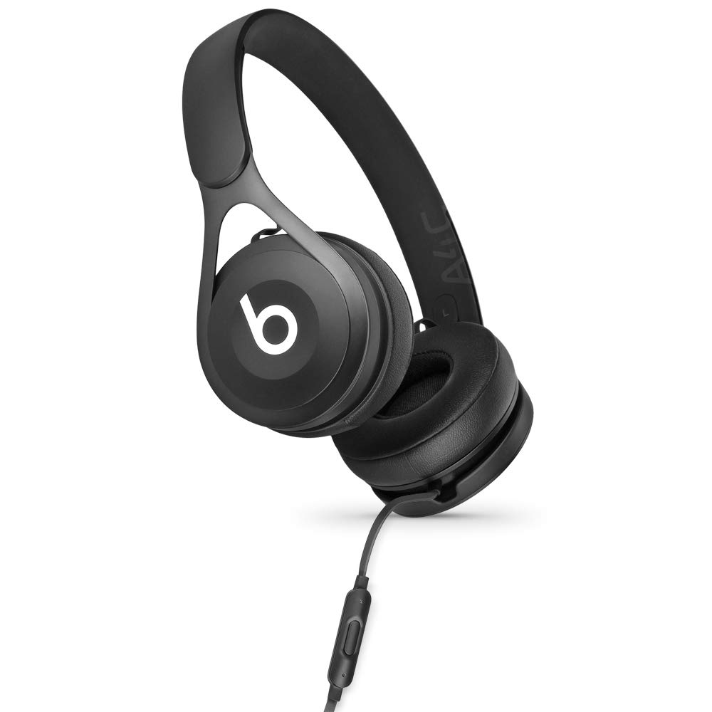 Beats by Dr. Dre EP On-Ear Wired Headphones - Black (Renewed/Refurbished) | Noise Isolating for Music, Gaming & Travel | Lightweight Comfortable Design
