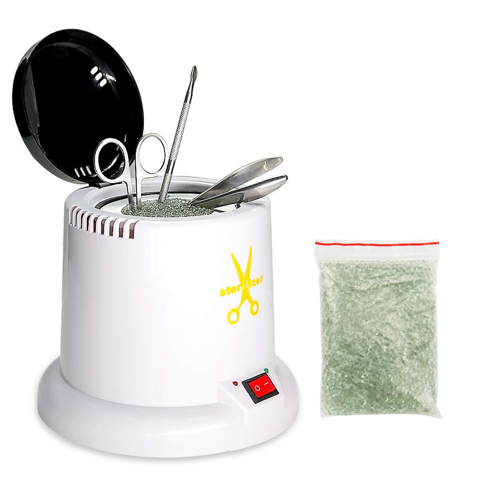 Professional Nail Tool Sterilizer - High Temperature Metal Disinfection Pot for Manicure, Tattoo & Beauty Salon Equipment - Perfect for Sanitizing Tweezers, Nippers & Metal Tools