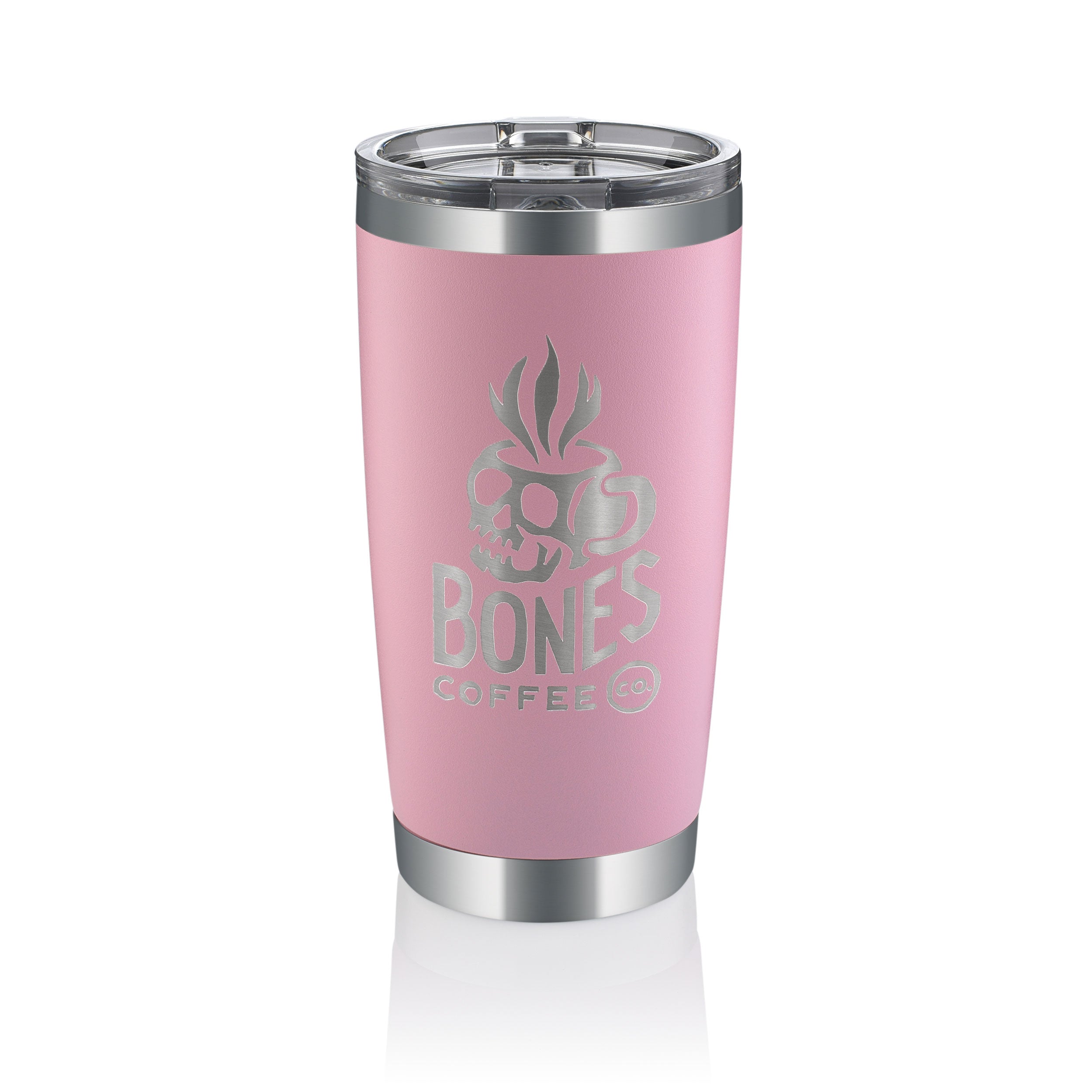 20 oz. Stainless Steel Insulated Tumbler - Hot & Cold Double Wall Vacuum Flask - Leakproof Travel Mug for Coffee, Tea & Water (Hot Pink) - Perfect for Office, Gym, Hiking & Commuting