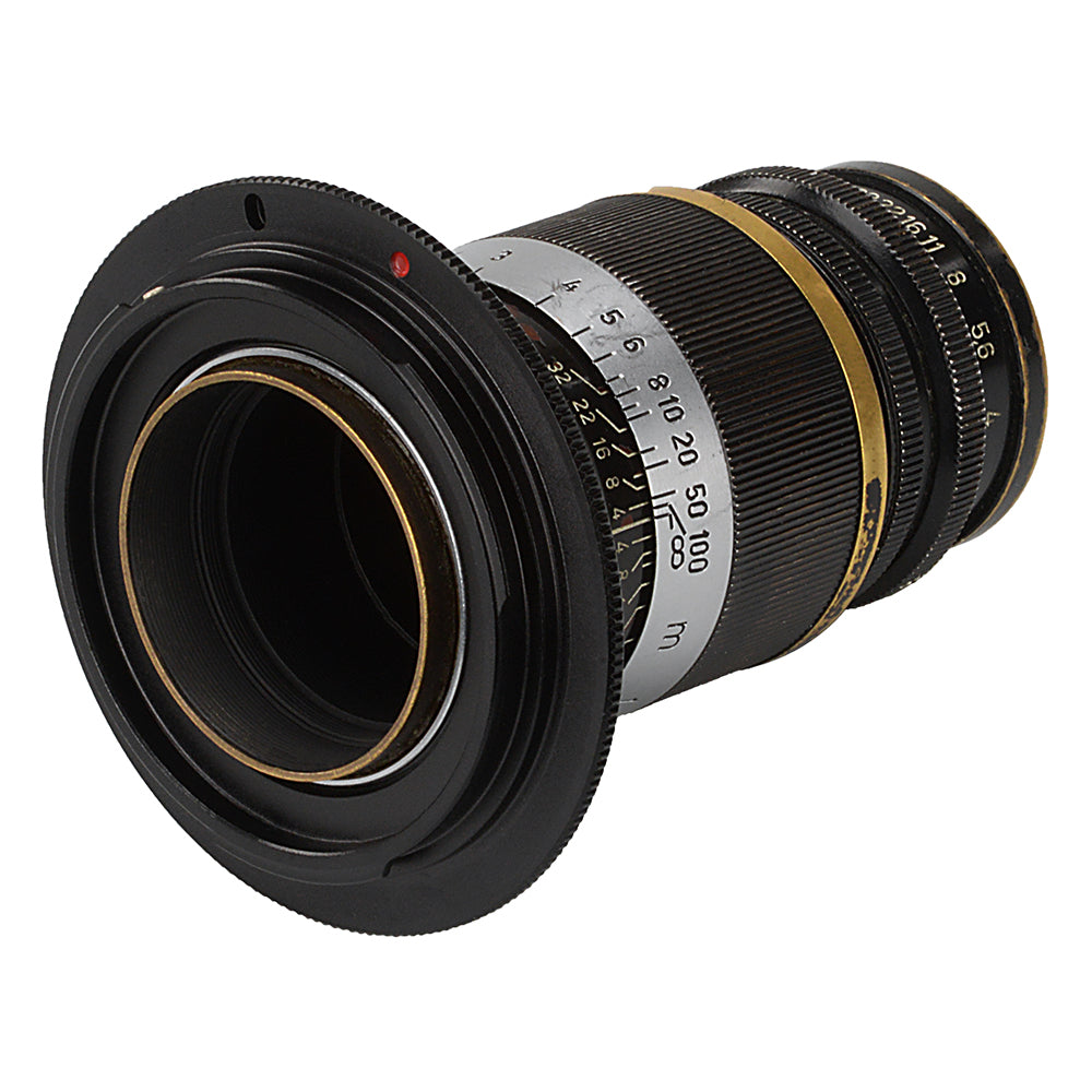 Fotodiox M39 to Canon EOS Lens Mount Adapter - Compatible with Russian M39 Thread (25.4 TPI) to Canon EF/EF-S SLR Cameras - v10 Focus Confirmation Chip - Perfect for Vintage Lens Photography & Film Making