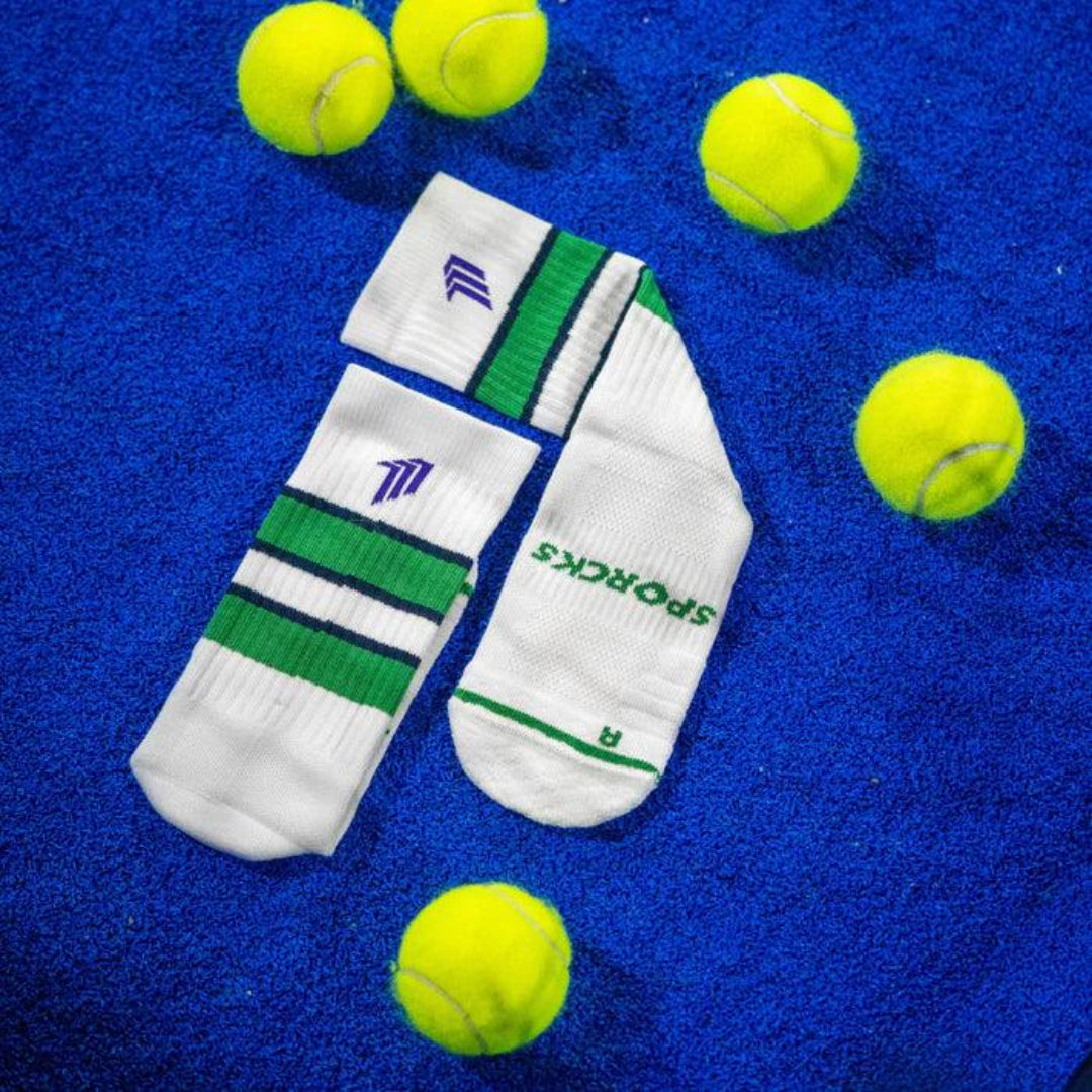 Spocks Classic Tennis & Padel Socks - Premium Cushioned Athletic Socks for Men & Women - Perfect for Tennis, Padel, Running & Gym Workouts