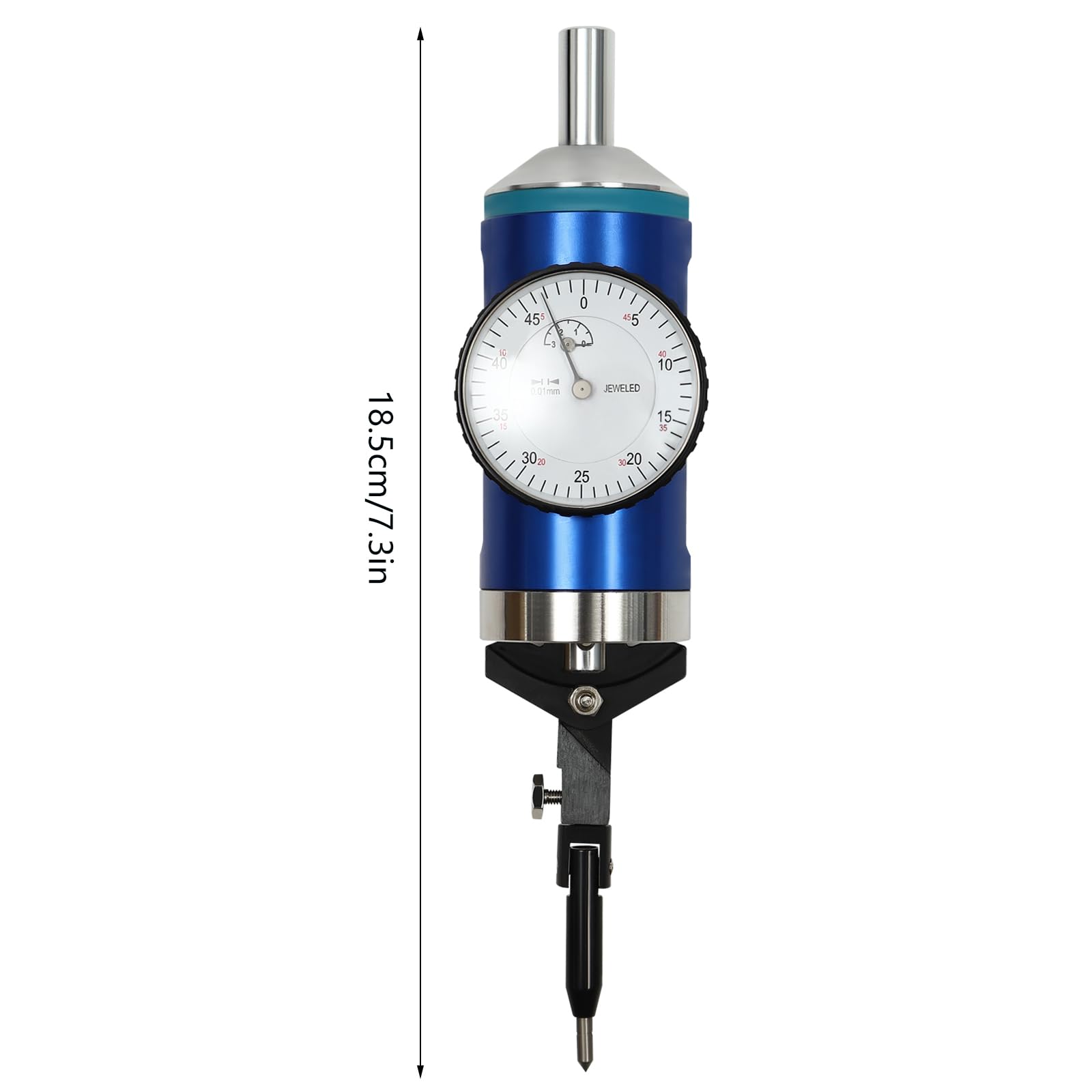 Precision Co-Ax Coaxial Centering Indicator & Test Dial Gauge Set for Milling Machine Alignment - Perfect for Metalworking, Woodworking, and CNC Machining Projects