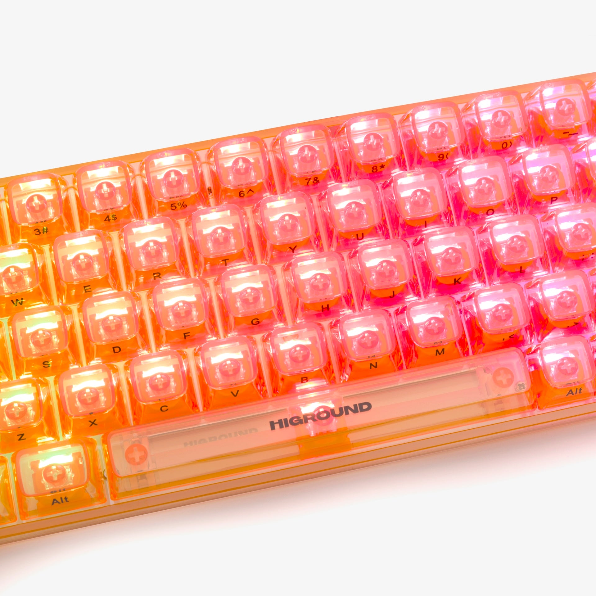 Clear Topaz Basecamp 65 Mechanical Keyboard with Venus Switches - Compact 65% Layout for Gaming & Typing | Perfect for Office Work, Programming & Esports