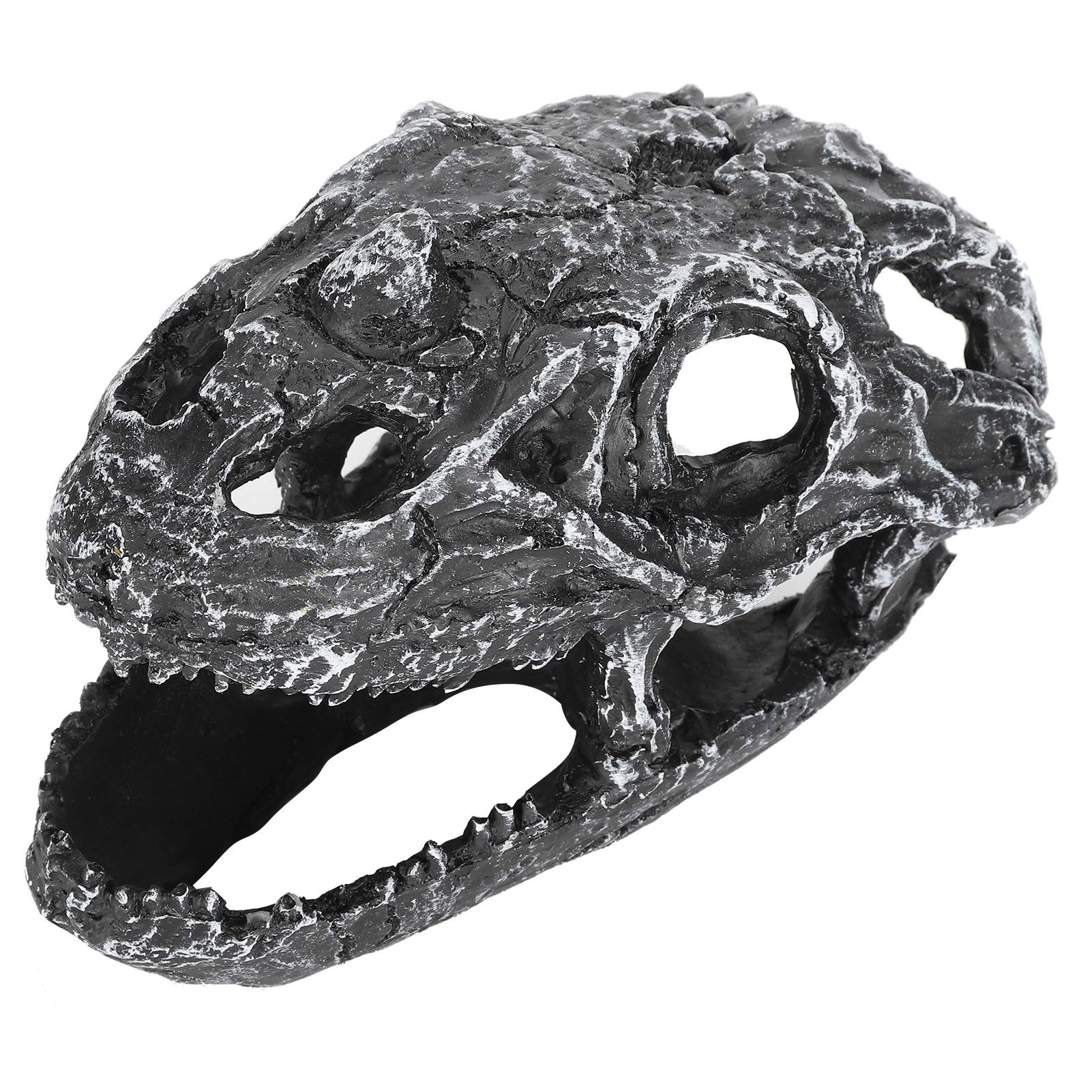 Natural Resin Reptile Hideout Cave - Durable & Safe Lizard House for Bearded Dragons, Geckos & Snakes - Perfect for Terrariums & Reptile Habitats