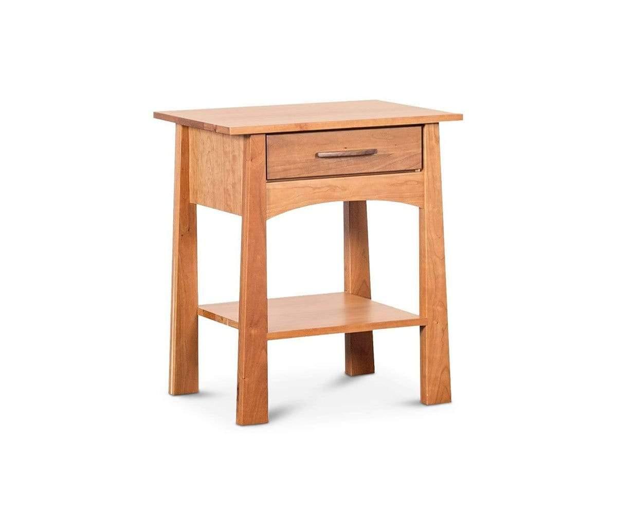Wooden Castle Reflections Nightstand - Elegant Bedside Table for Bedroom Decor, Perfect for Home, Hotel, and Guest Room Use