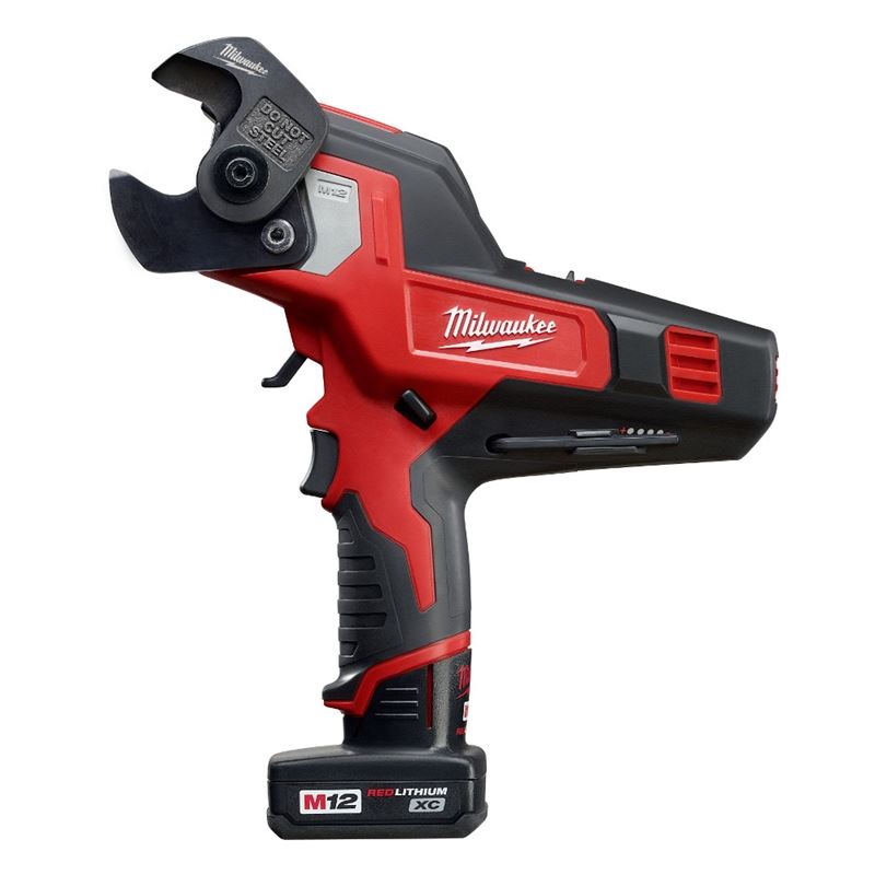 21XC M12 12V Lithium-Ion Cordless 600 MCM Cable Cutter Kit - Professional Electrical Tool for Electricians, Industrial Wiring & Heavy-Duty Cable Cutting