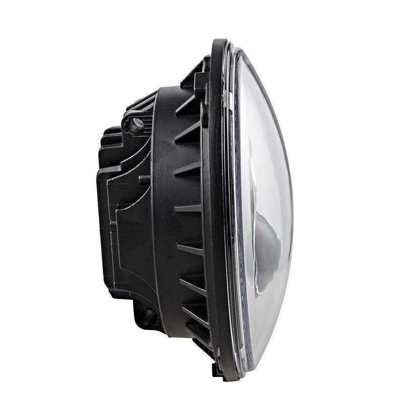 1997-2003 Honda Valkyrie LED Headlight - Eagle Lights Round Projection Red LED Headlamp for Standard & Touring Models - Upgrade Motorcycle Lighting for Night Riding & Enhanced Visibility
