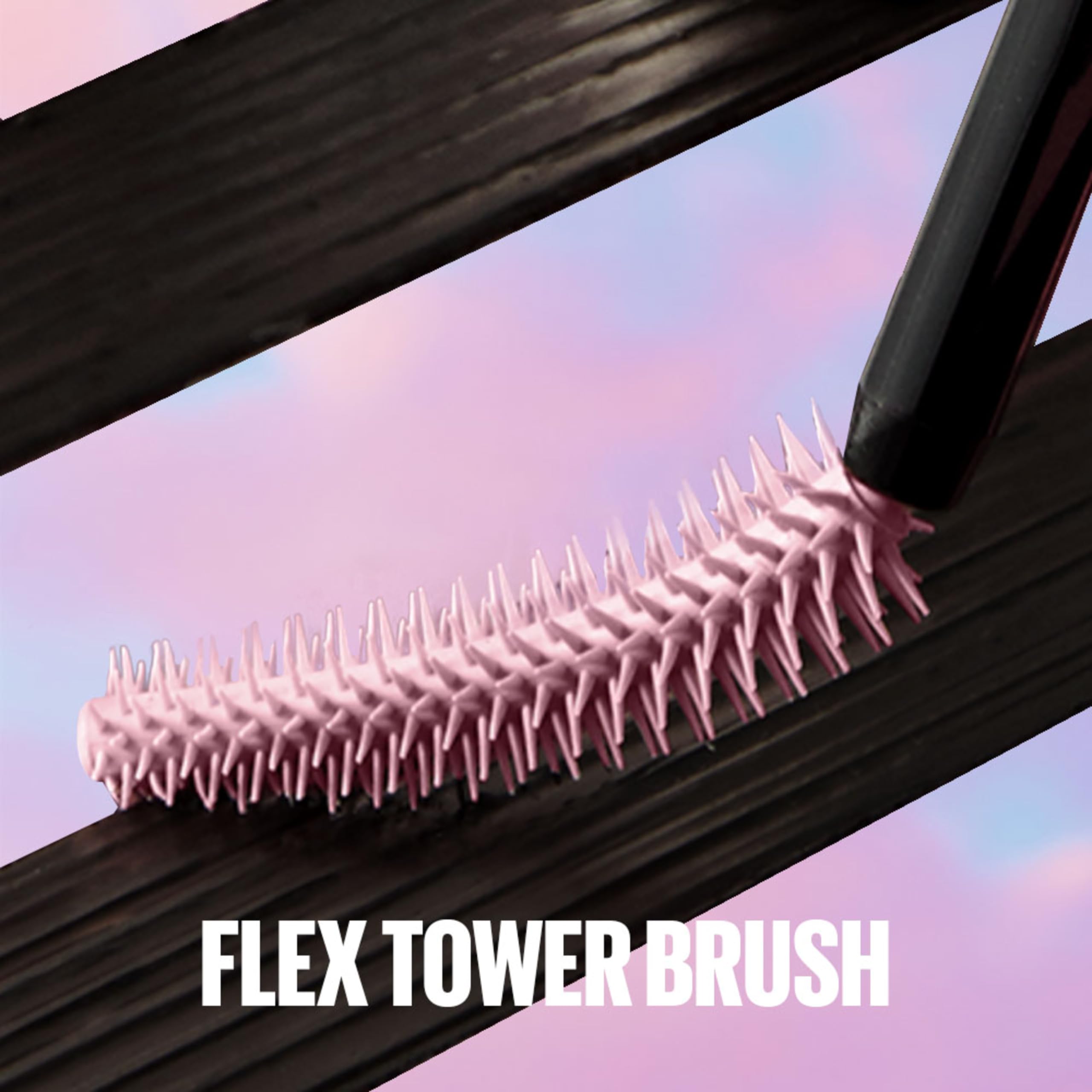 Maybelline Lash Sensational Sky High Washable Mascara - Volumizing & Lengthening Blackest Black Mascara for Defined, Curled Lashes | Buildable Formula | 1 Count | Perfect for Day to Night Makeup Looks