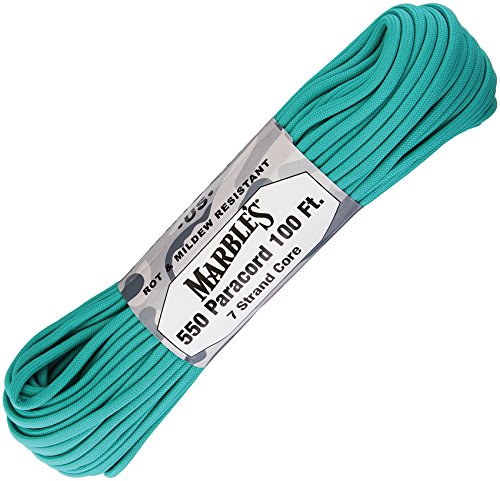 Premium Parachute Cord - Teal Green 550 Paracord for Outdoor Survival, Camping, Hiking & DIY Crafts | Strong Nylon Rope for Emergency, Tactical Gear & Bracelet Making