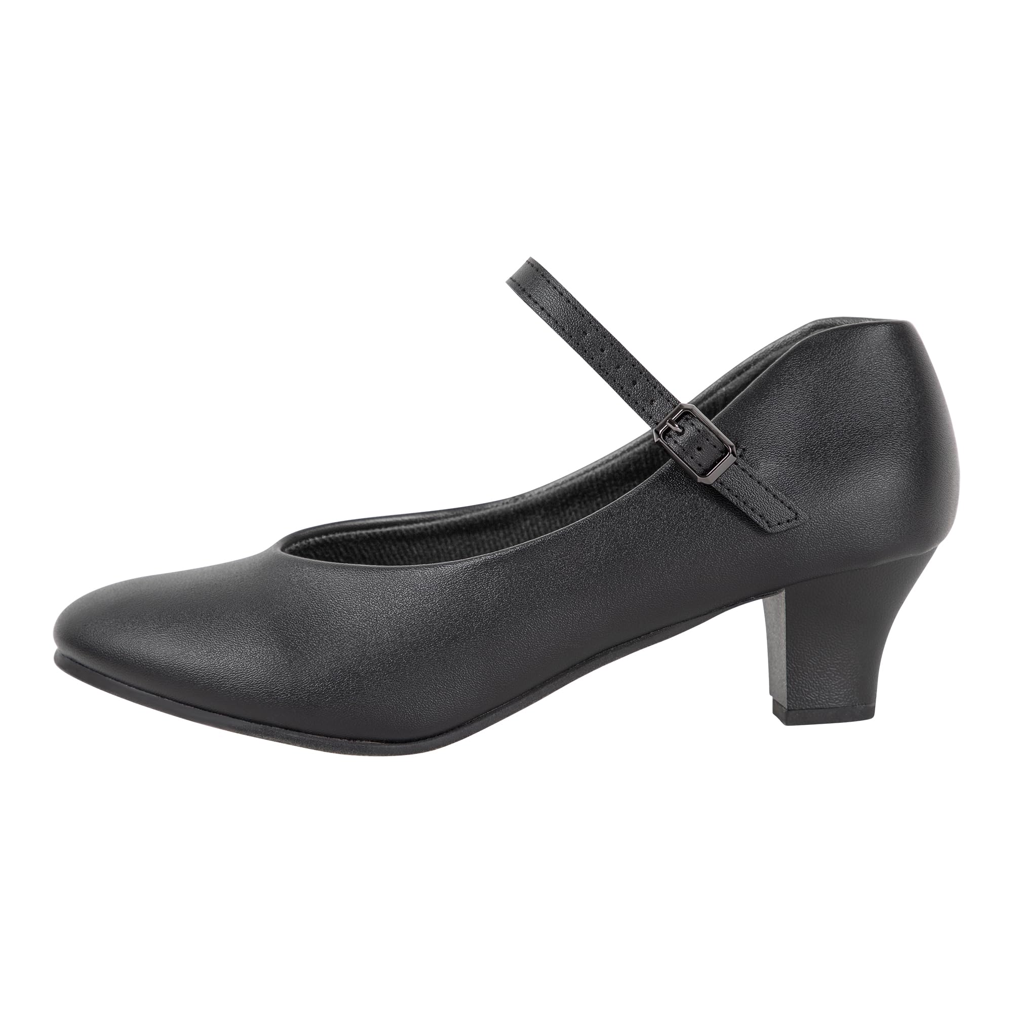 Dynadans Women's Latin Dance Shoes with Ankle Strap - 1.5 Inch Heel for Salsa, Bachata, Tango - Comfortable Ballroom Dance Shoes for Women - Perfect for Dance Practice, Performances & Social Dancing