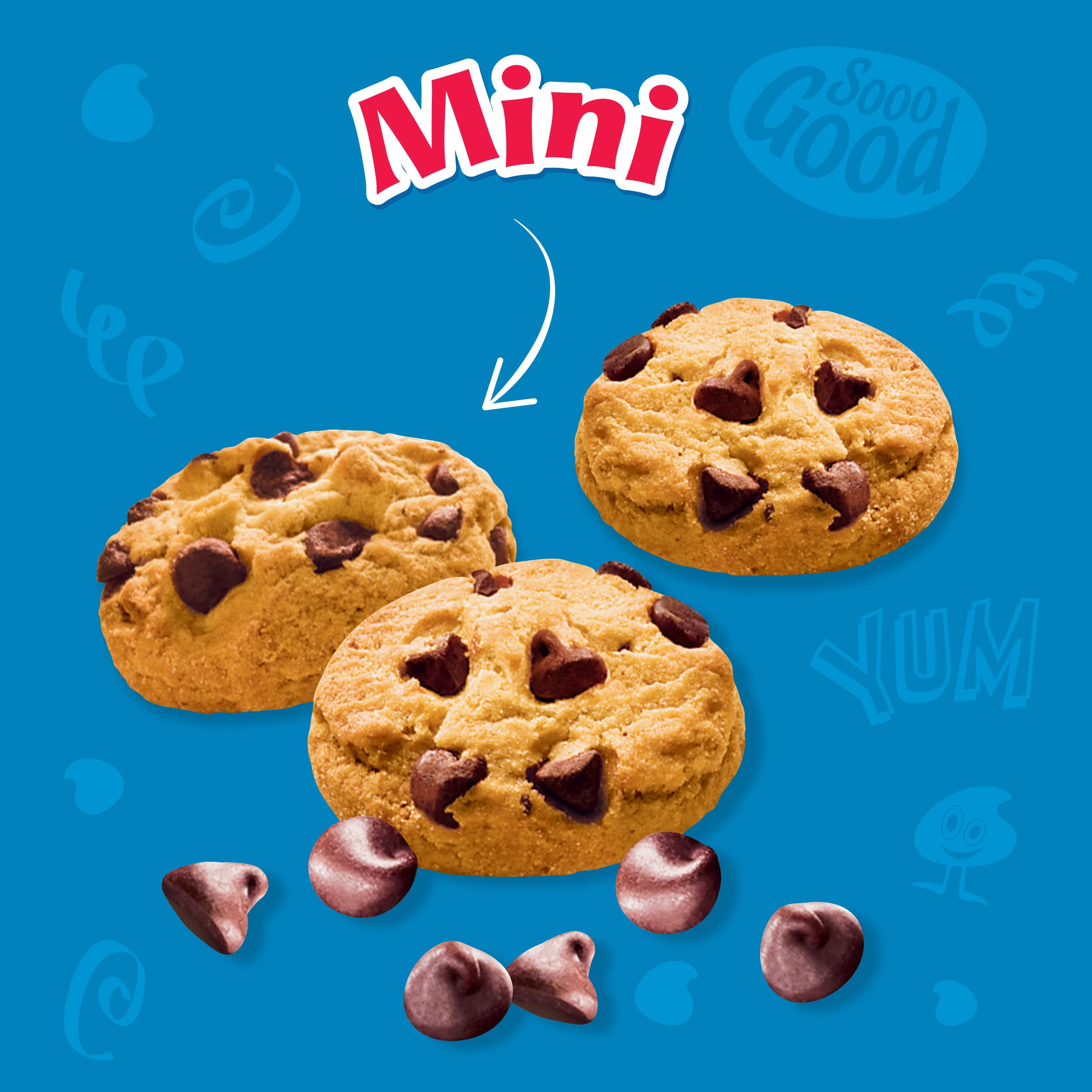 Nabisco Variety Pack - OREO Mini Cookies, CHIPS AHOY! Mini Cookies & Teddy Grahams Cinnamon Snacks | 48 Individually Wrapped Snack Packs | Perfect for School Lunches, Office Snacks & Party Favors