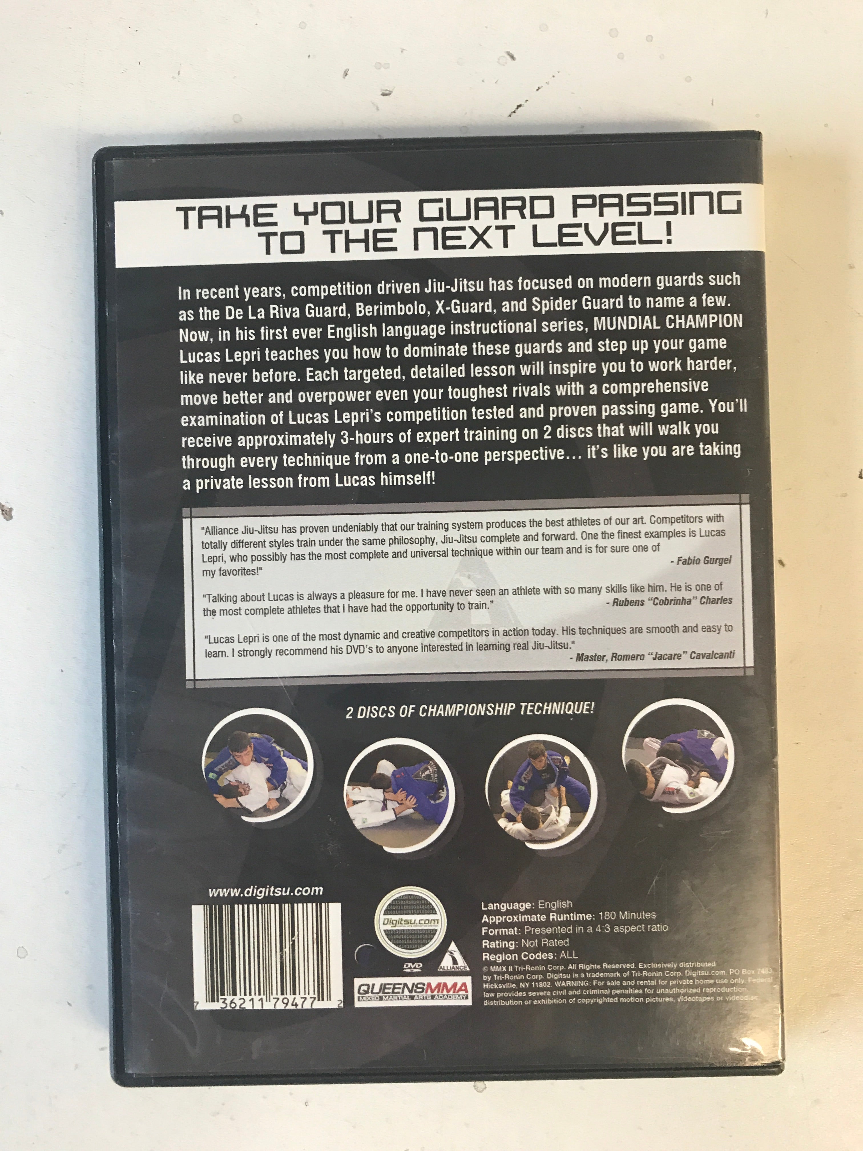 Lucas Lepri Championship Guard Passing 2 DVD Set - BJJ Training & Techniques for Brazilian Jiu-Jitsu - Perfect for MMA Fighters & Grappling Enthusiasts