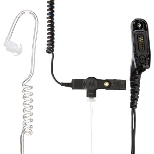 Motorola PMLN6129A Two-Wire Earpiece - Lightweight & Comfortable Headset for Clear Communication | Perfect for Call Centers, Customer Service & Office Use