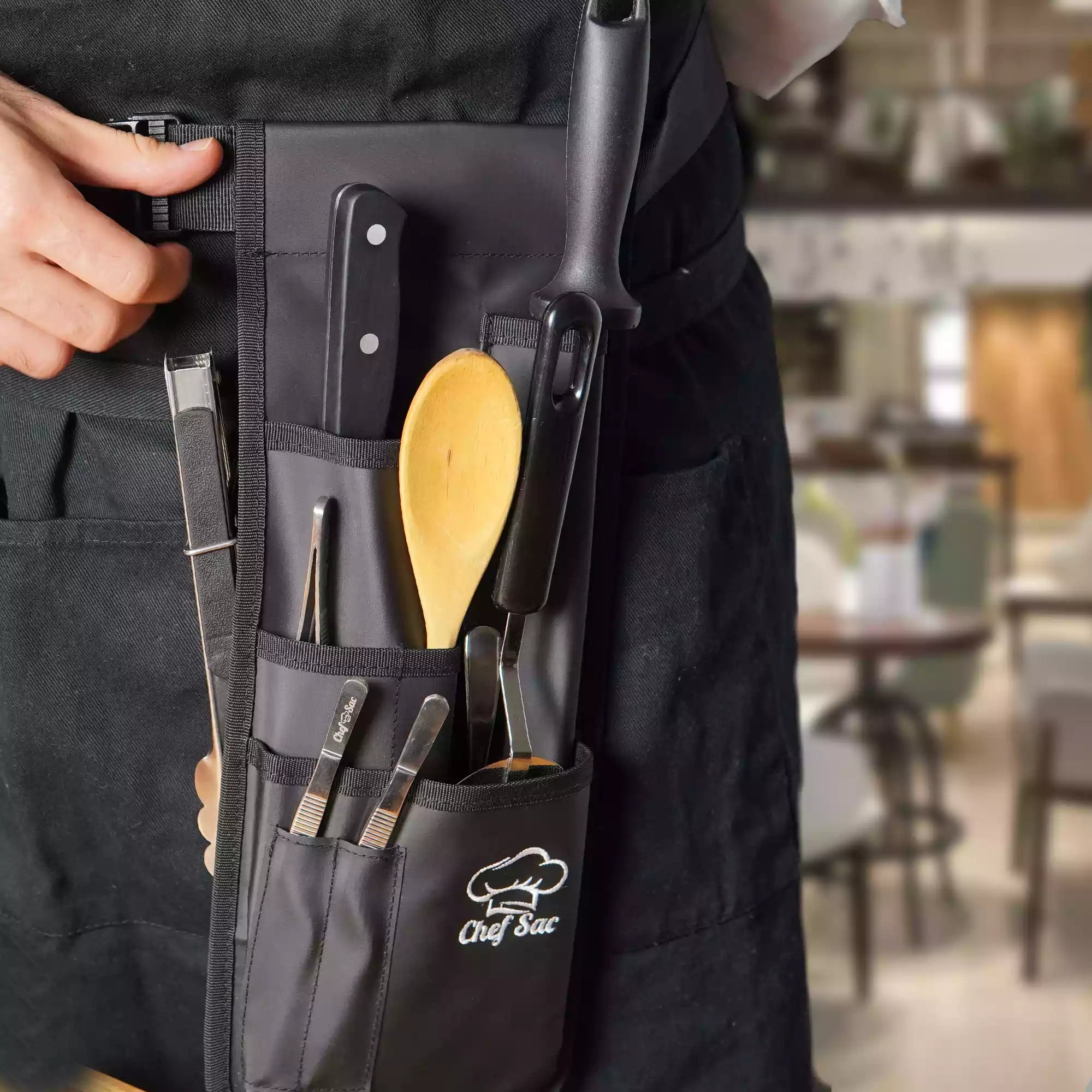 Premium Leather Chef Knife Holster - Durable & Stylish Knife Sheath for Professional Chefs & Home Cooks - Perfect for Kitchen, Camping & Outdoor Cooking