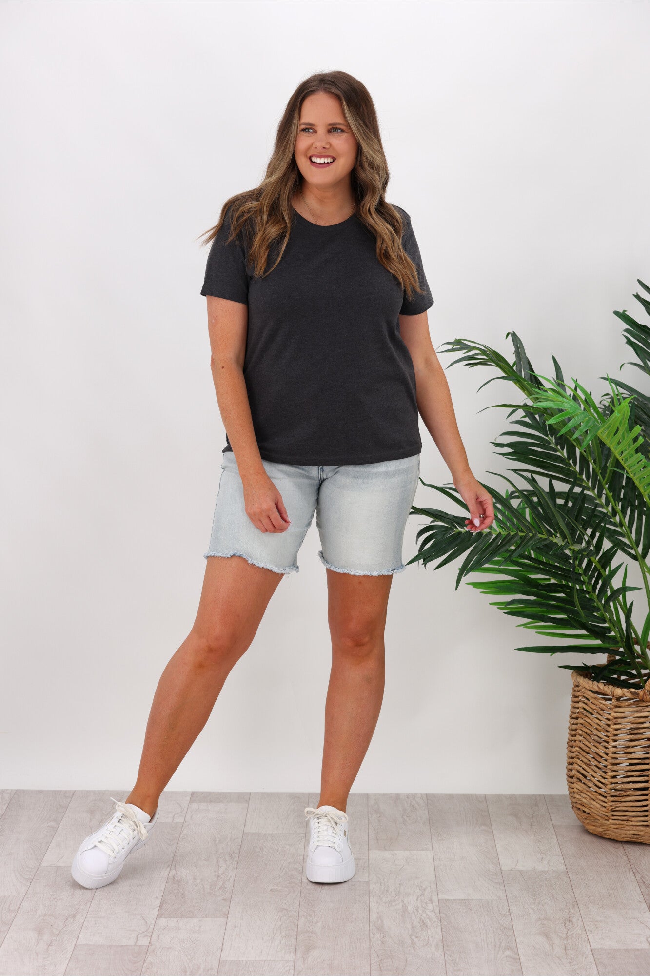 AS Colour Maple Tee Asphalt Marle - Premium Cotton T-Shirt for Men & Women | Comfortable Casual Wear for Everyday, Gym, and Street Style