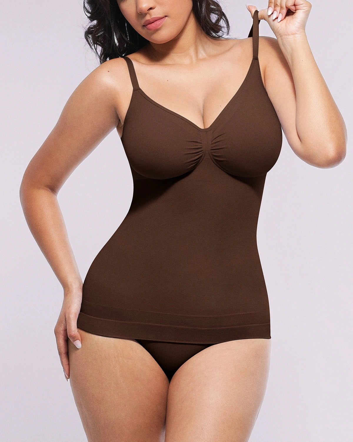 OceanHug™ Eco-Friendly Oyster Shell Relaxed Cami Top - Sustainable Women's Beachwear for Casual Outings & Summer Vacations