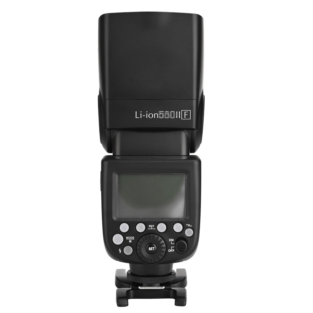PIXAPRO Fujifilm 70W Li-ION580II TTL Hot Shoe Mount Wireless Speedlite Flash with Optional Triggers - Professional Camera Flash for DSLR & Mirrorless - Perfect for Wedding, Portrait & Studio Photography