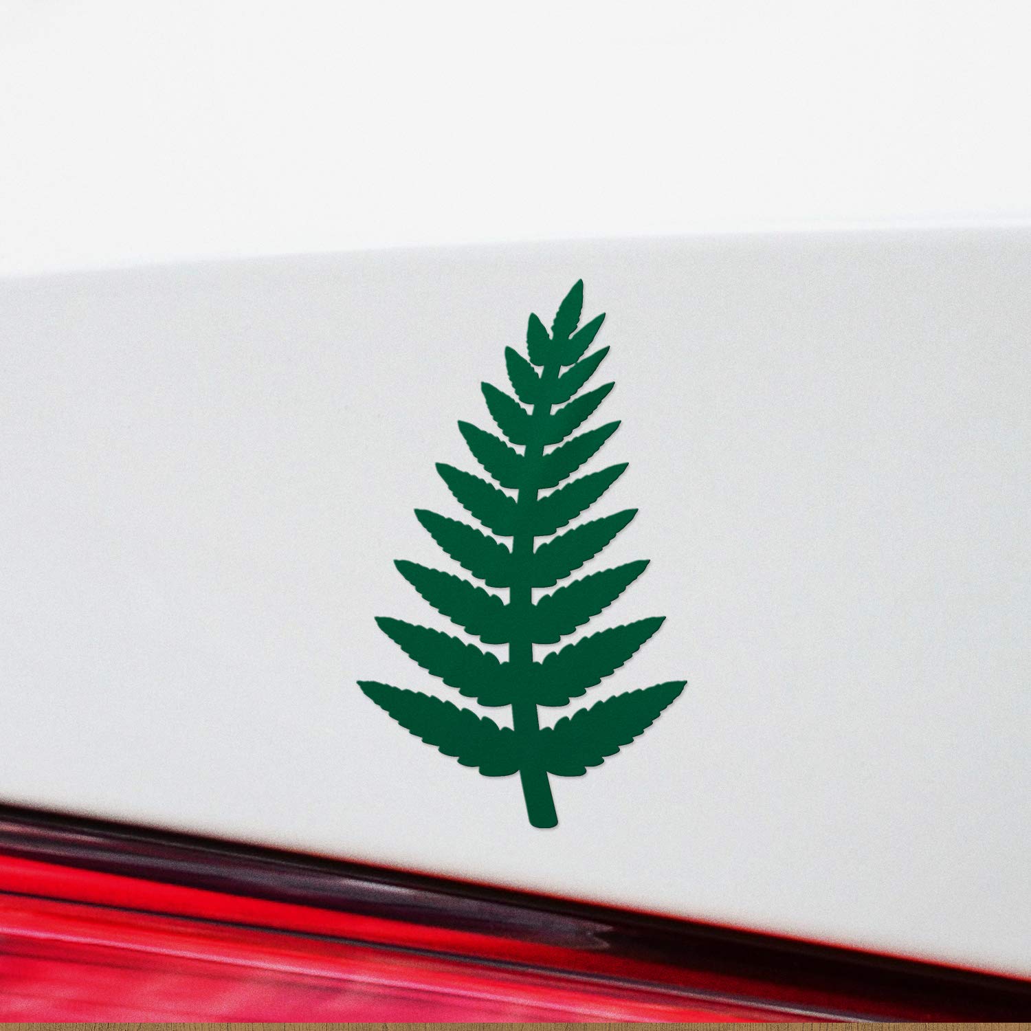 ANGFERN Green Fern Silhouette Vinyl Decals (Set of 2) - Waterproof Stickers for Laptop, Phone, Helmet, Car Window, Mug & Home Decor - Perfect for DIY Crafts, Scrapbooking & Personalizing Gifts