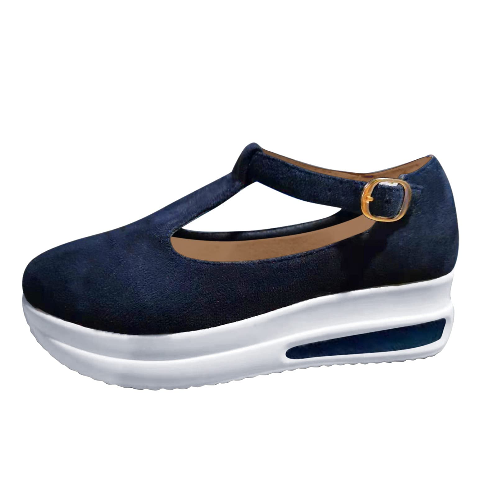 Step into Comfort and Style with Fabalshop Women's Platform Wedge Sneakers