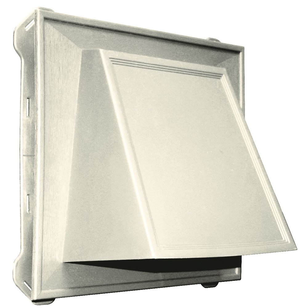 Builders Edge 140086774082 Roof Ventilation Vent - White Linen Color - Perfect for Attic Airflow & Moisture Control in Residential Homes