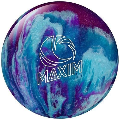 Ebonite Maxim Purple Royal Silver Bowling Ball - High Performance for Strikes & Spares | Perfect for League Play & Tournaments