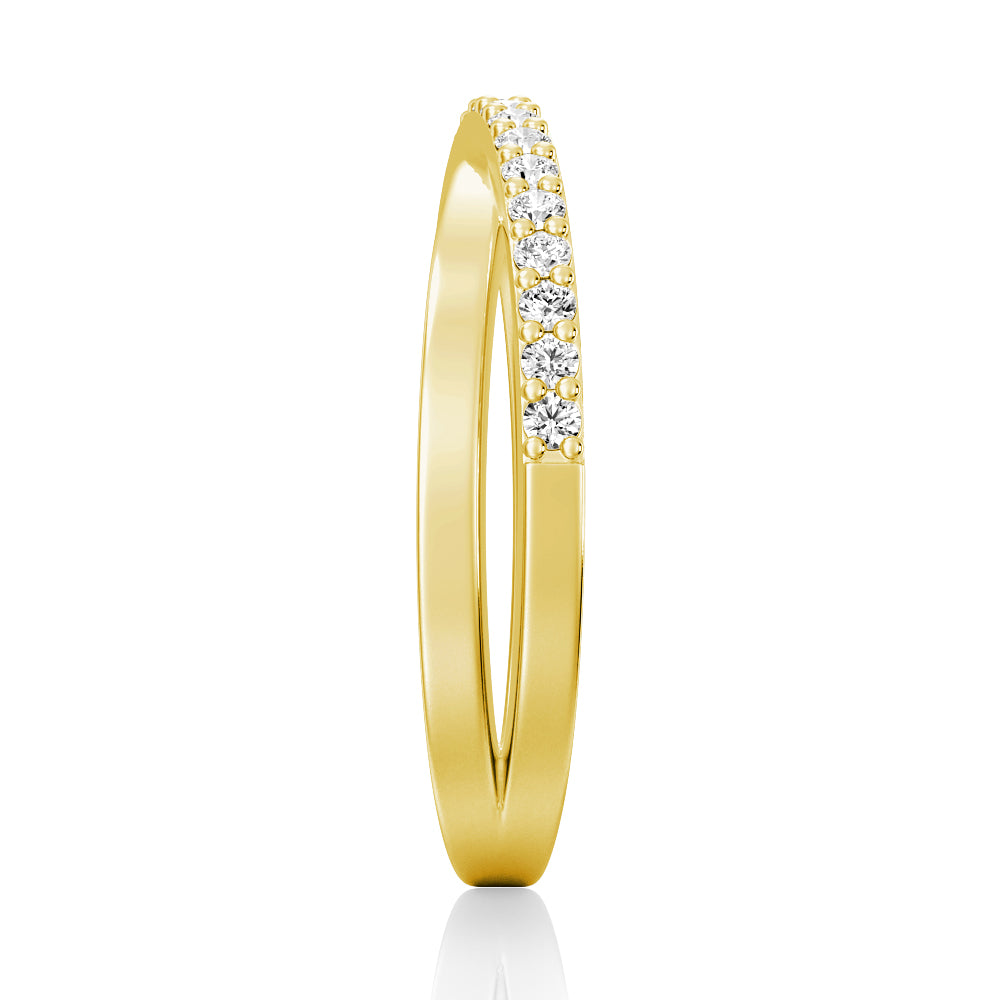 Lab Grown Diamond Ring with Interwoven Cross Design - Elegant & Ethical Jewelry for Weddings, Anniversaries & Special Occasions