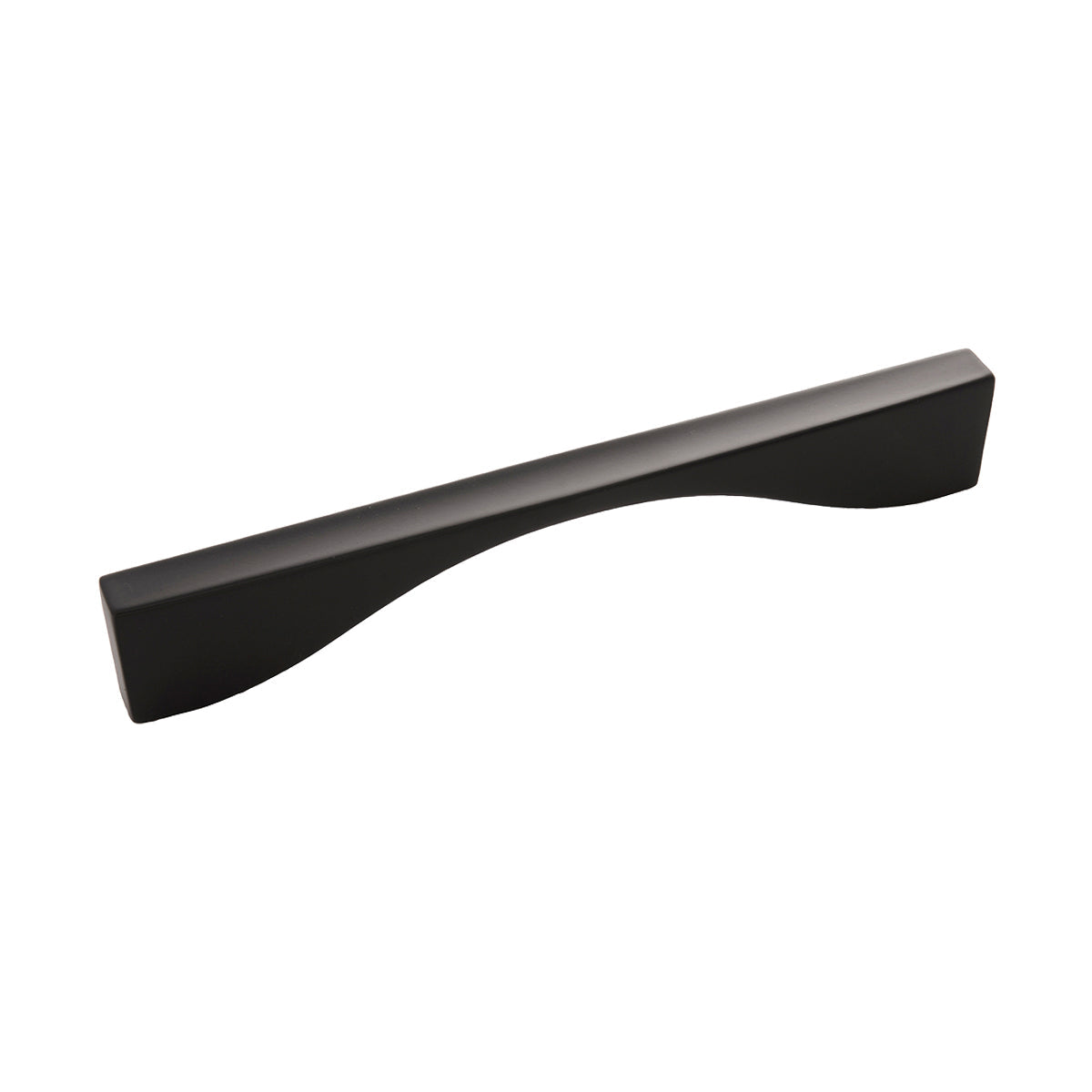 6 5/16 Inch (160mm) Matte Black Cabinet Pull - Channel Style Handle for Kitchen Cabinets, Drawers & Furniture Hardware - Durable & Stylish Home Upgrade