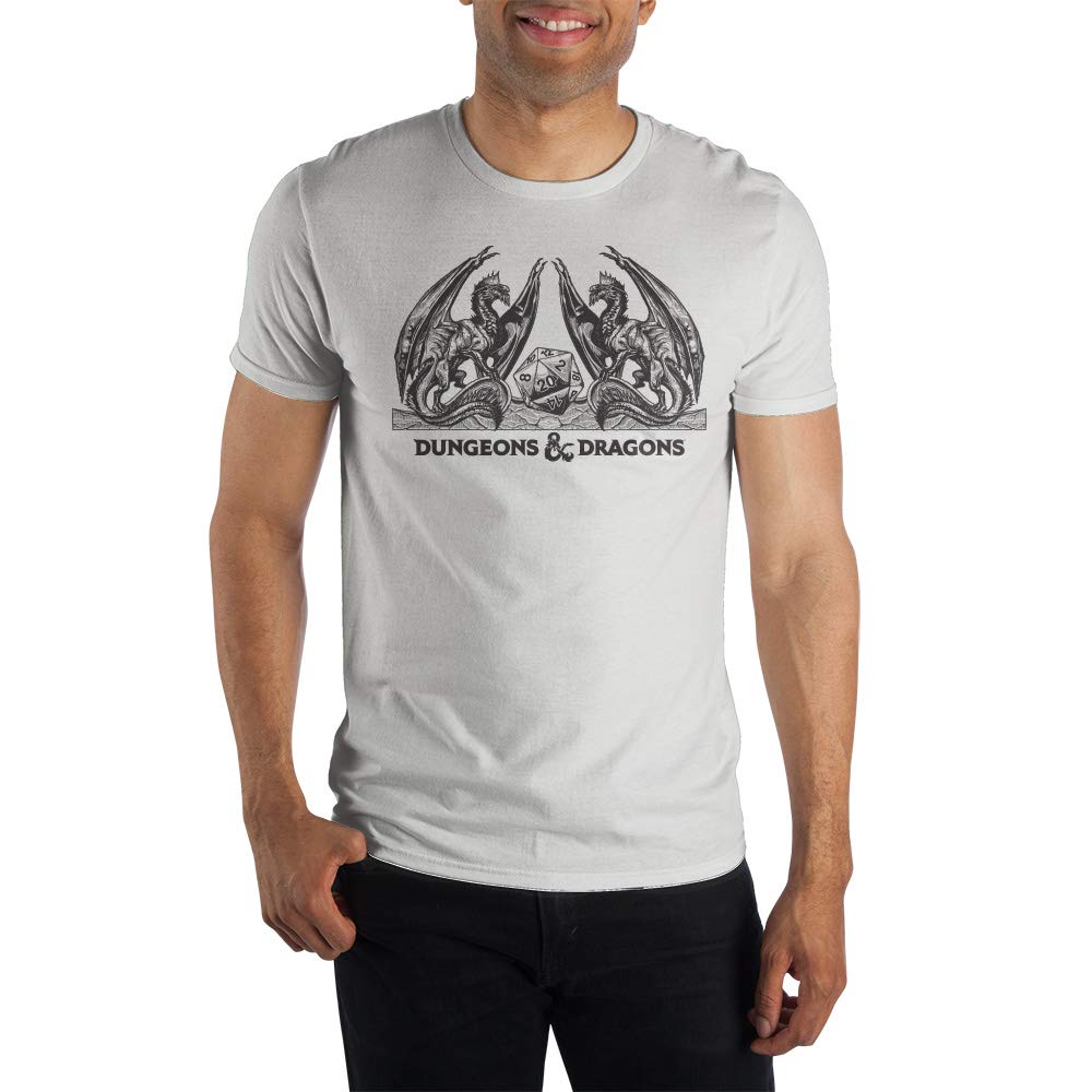 Dungeons & Dragons Themed Soft Cotton T-Shirt for Men | Fantasy RPG Gaming Apparel | Perfect for D&D Game Nights & Cosplay
