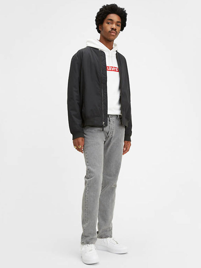 Levi's Men's 501 Original Fit Stretch Jeans - Classic Grey Denim Pants for Casual Wear & Everyday Style | Perfect for Work, Weekend & Outdoor Activities