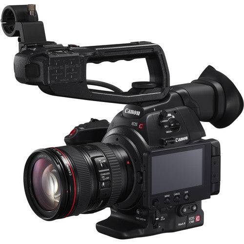 Canon EOS C100 Mark II Professional 4K Cinema Camera with Dual Pixel CMOS AF & EF 24-105mm f/4L IS II USM Zoom Lens Kit - Perfect for Filmmaking, Documentary and Wedding Videography