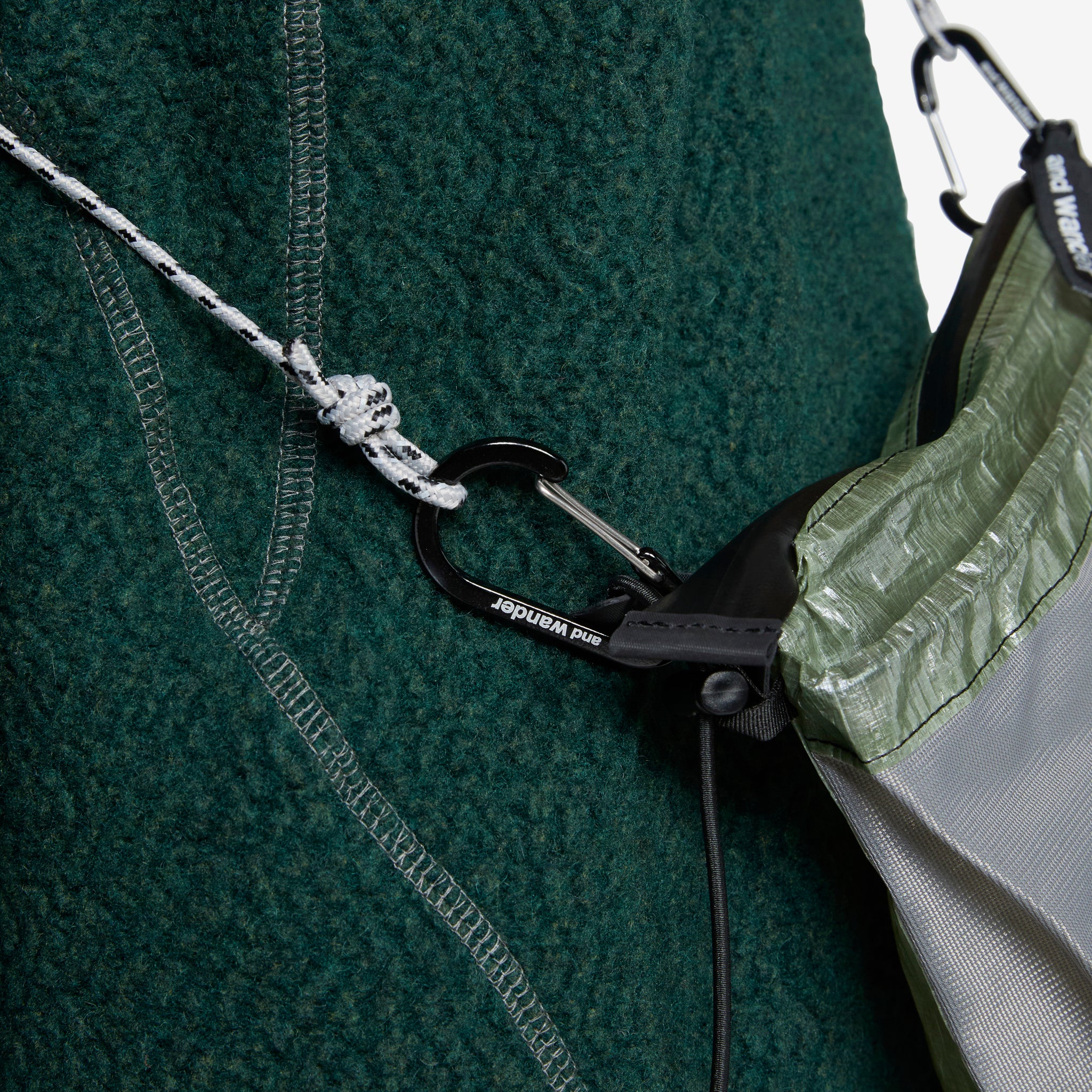 AW24 Dyneema® Crossbody Bag - Lightweight & Waterproof Green Sling Bag for Outdoor, Travel & Everyday Use