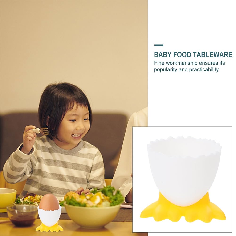 Bestoyard 12-Piece Plastic Egg Holder Set - Boiled Egg Cups, Easter Egg Display Stand, Chicken Feet Mold for Kids - Perfect for Breakfast, Party Serving & Easter Decorations