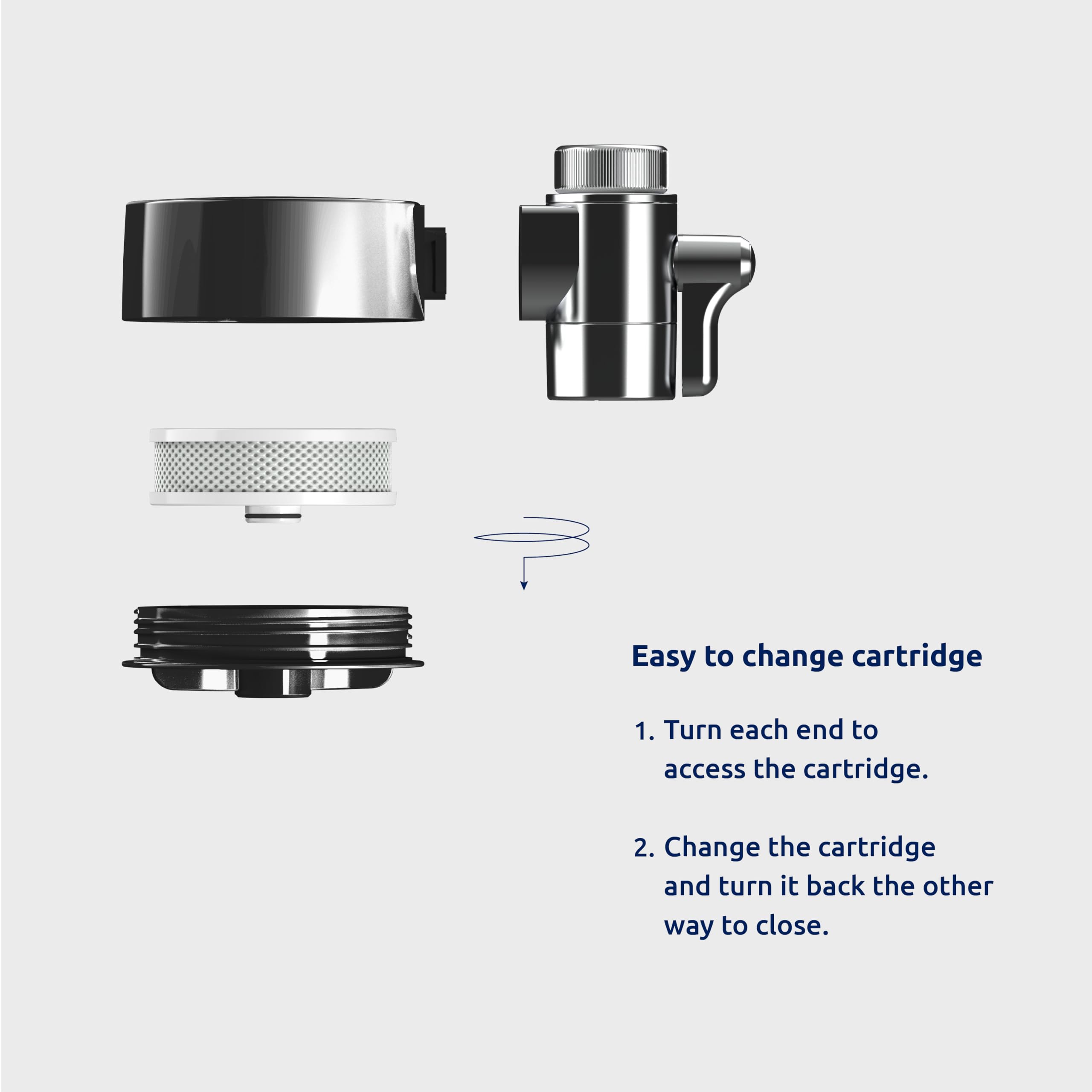 Tappwater EcoPro Compact滤芯替换装 - 高效净水滤芯，适用于家庭、办公室、户外旅行等多种场景