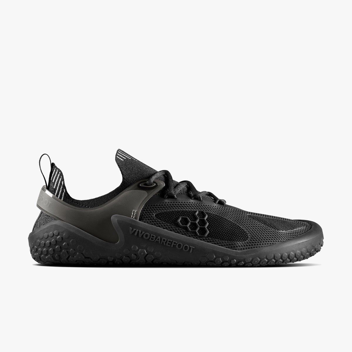 Vivobarefoot Men's Motus Strength Barefoot Shoes in Obsidian - Lightweight & Flexible for Gym, Running & Cross Training