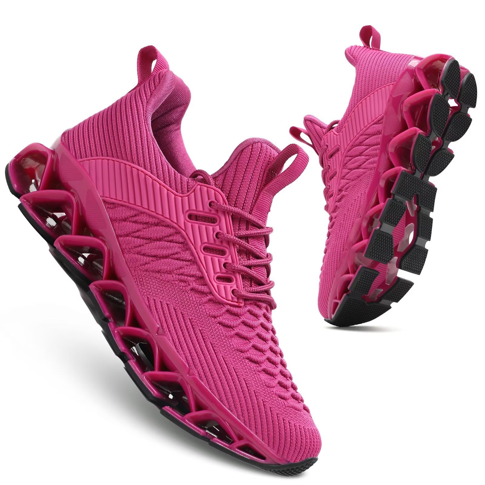 Women's Lightweight Running Shoes - Breathable Slip-On Sneakers for Tennis, Walking & Athletic Activities | Fashionable Ladies Sports Shoes for Gym, Workout & Casual Wear