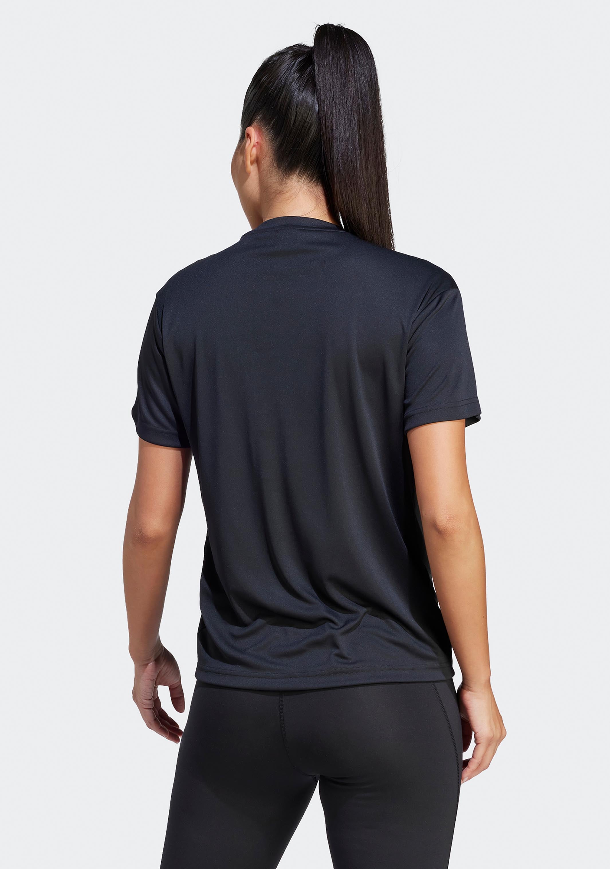 Adidas Women's Run It Brand Love T-Shirt - Comfortable Running & Workout Tee for Gym, Jogging, and Casual Wear