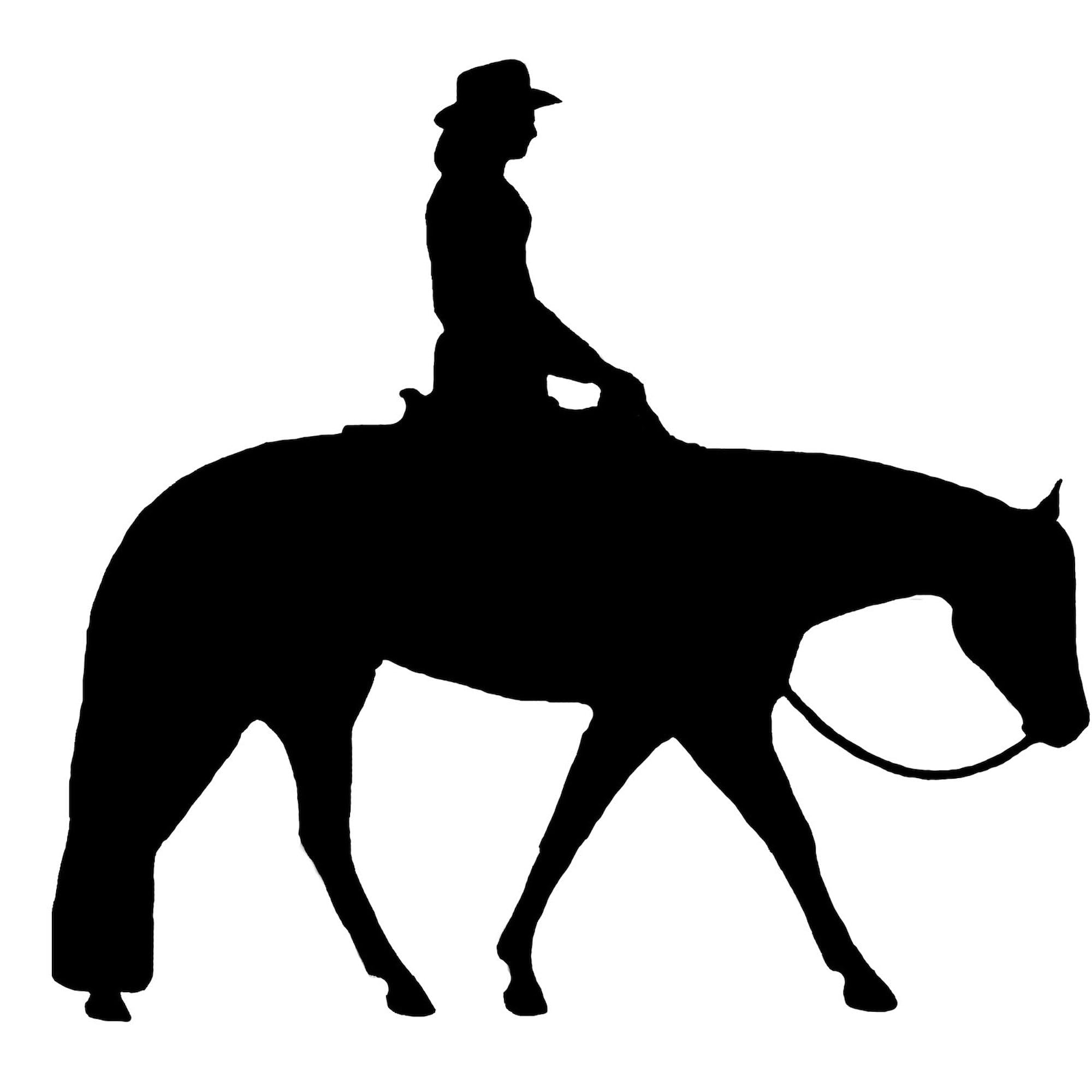 Western Pleasure Female Oval Sticker - Durable Car Bumper Decal for Trucks, Cars & Motorcycles - Perfect for Country Music Fans & Western Lifestyle Enthusiasts