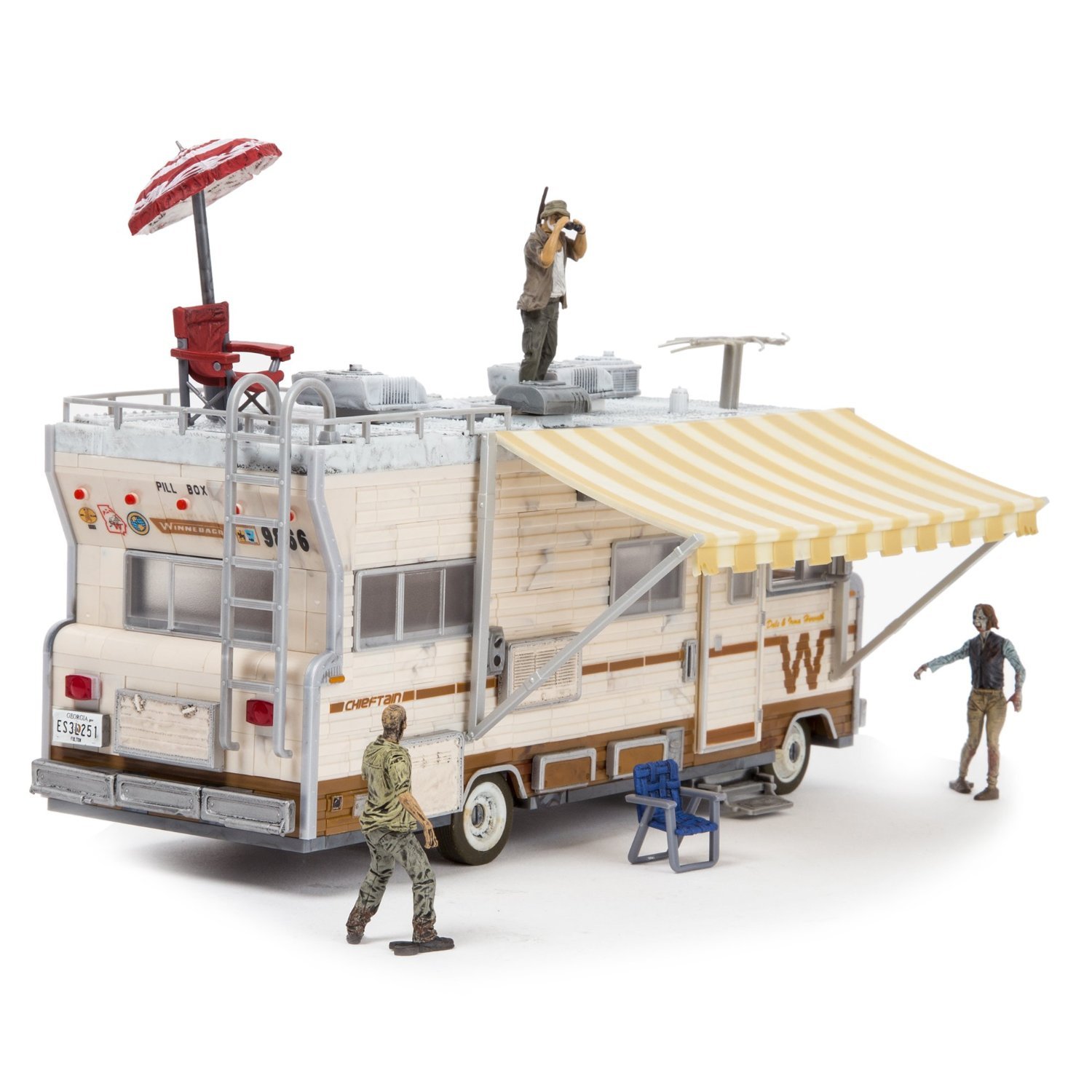 McFarlane Toys The Walking Dead Dale's RV Construction Set - Collectible Building Kit for Fans, Perfect for Display & Play | TV Show Merchandise & Gifts