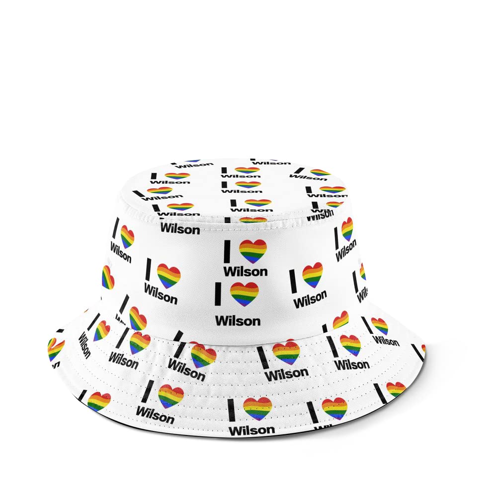 Custom Pride Bucket Hat for Men & Women - Personalized Rainbow LGBTQ+ Hat - Unisex Pride Month Accessories - Perfect for Pride Parades, Festivals & LGBT Gifts