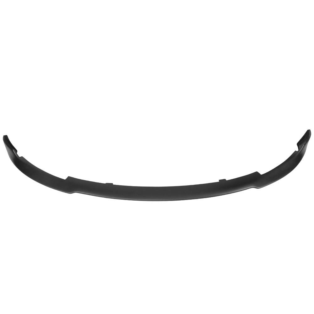 IKON MOTORSPORTS Front Bumper Lip for 2017-2023 Tesla Model 3 | Matte Black PP Polypropylene Front Lip Spoiler | Aerodynamic Upgrade for Enhanced Style & Performance