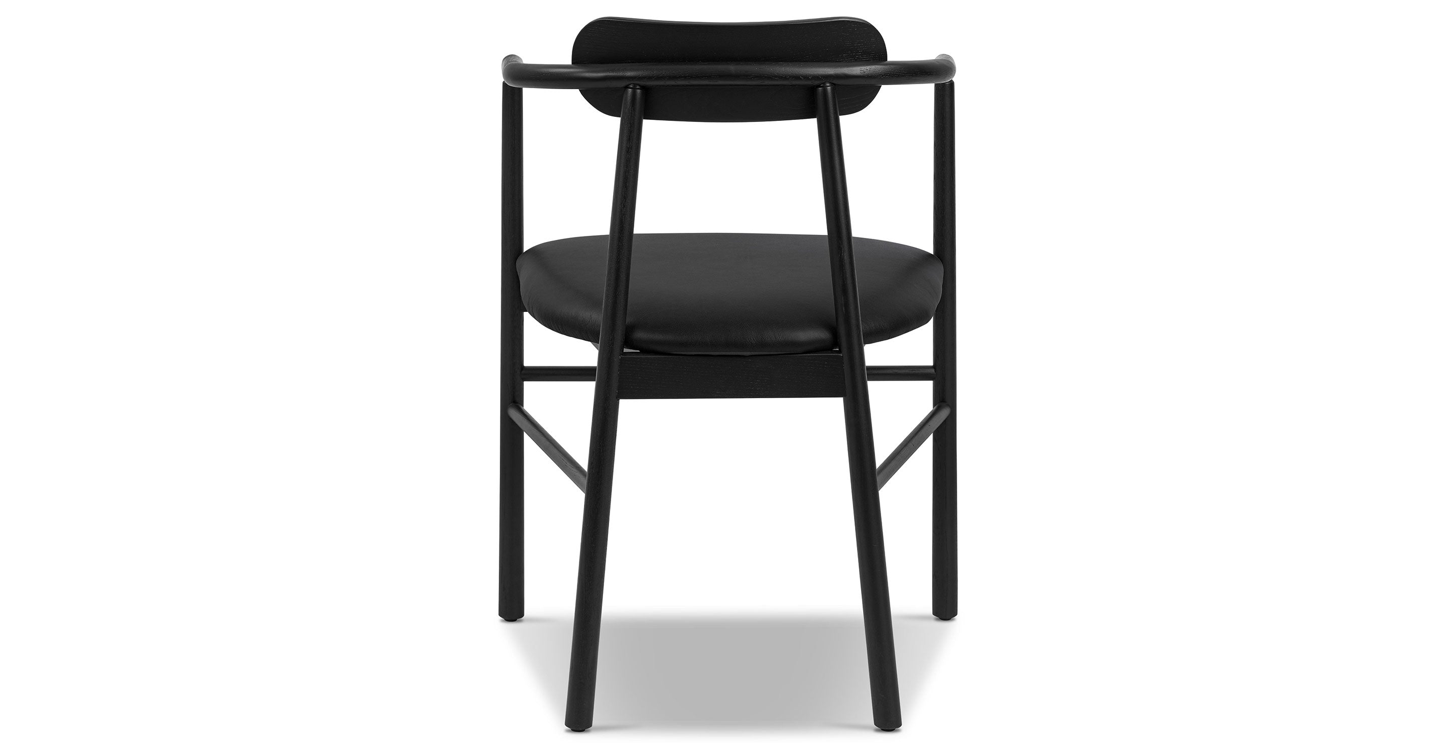 Scanden Modern Dining Chair - Mid Century Wooden Kitchen Chair with Upholstered Seat - Perfect for Dining Room, Kitchen, and Breakfast Nook
