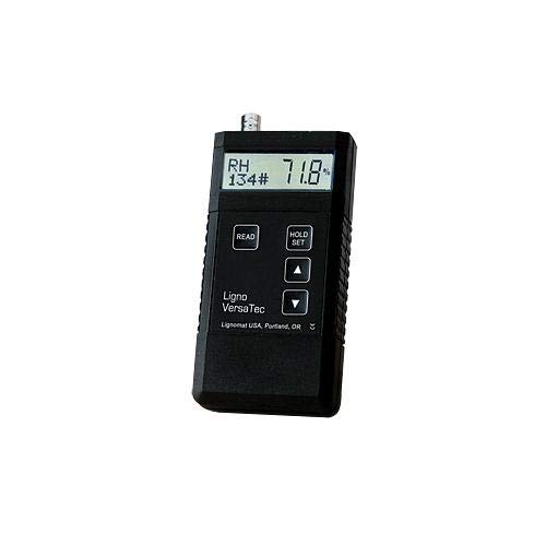 V24-KM Ligno-VersaTec Wood Moisture Meter Kit - Professional Digital Moisture Detector for Hardwood, Softwood & Building Materials - Perfect for Flooring Installation, Woodworking & Construction Projects