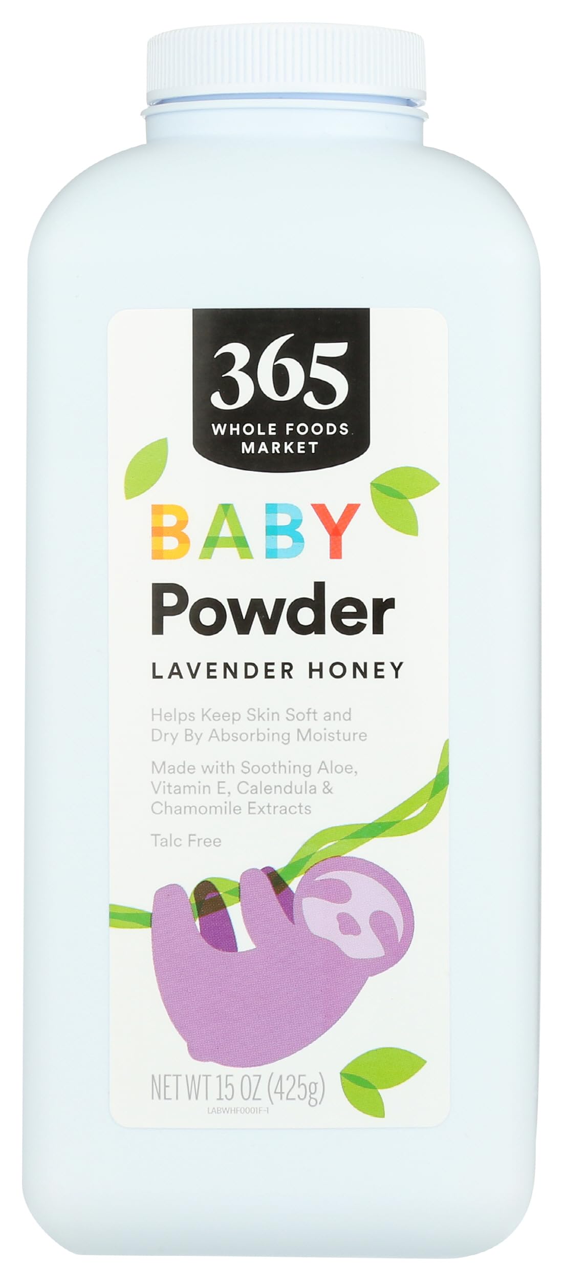 365 by Whole Foods Market Baby Powder, 15 Ounce | Talc-Free & Hypoallergenic | Gentle Care for Baby's Skin | Diaper Changes & Sensitive Skin Care