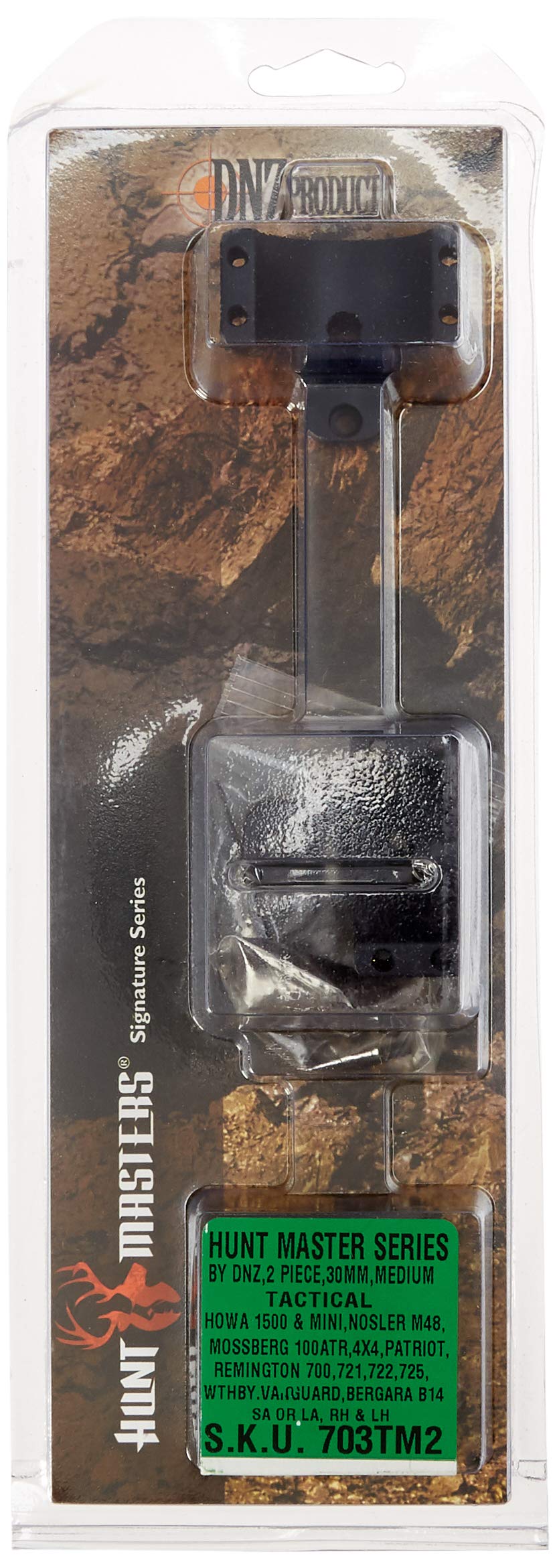 DNZ Products Dednutz Howa 2-Piece Scope Mount Base & Rings Set - Perfect for Hunting, Shooting, and Long-Range Precision Rifles