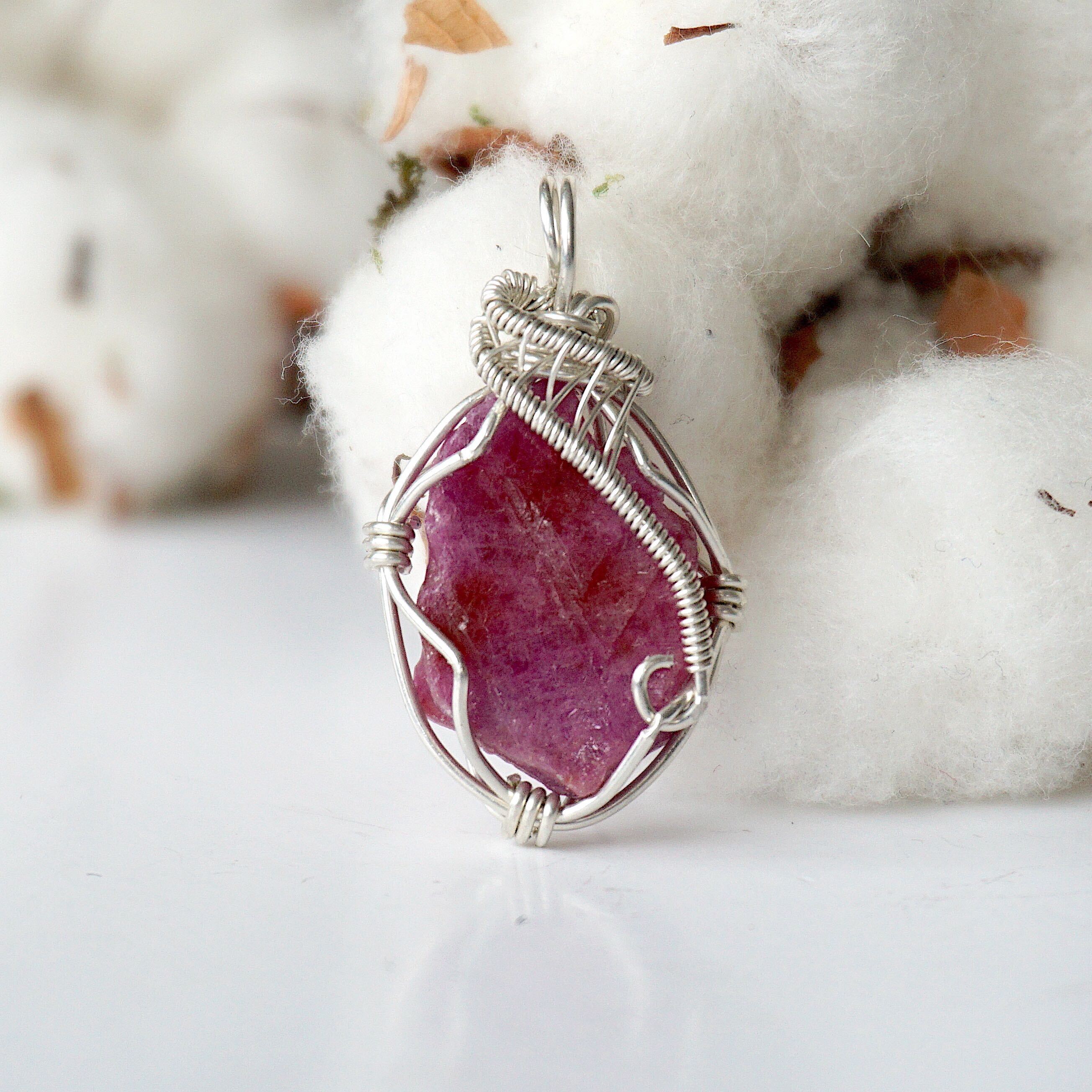 Exquisite Sterling Silver Ruby Necklace for Women | Elegant Jewelry Gift for Valentine's Day, Anniversary & Special Occasions
