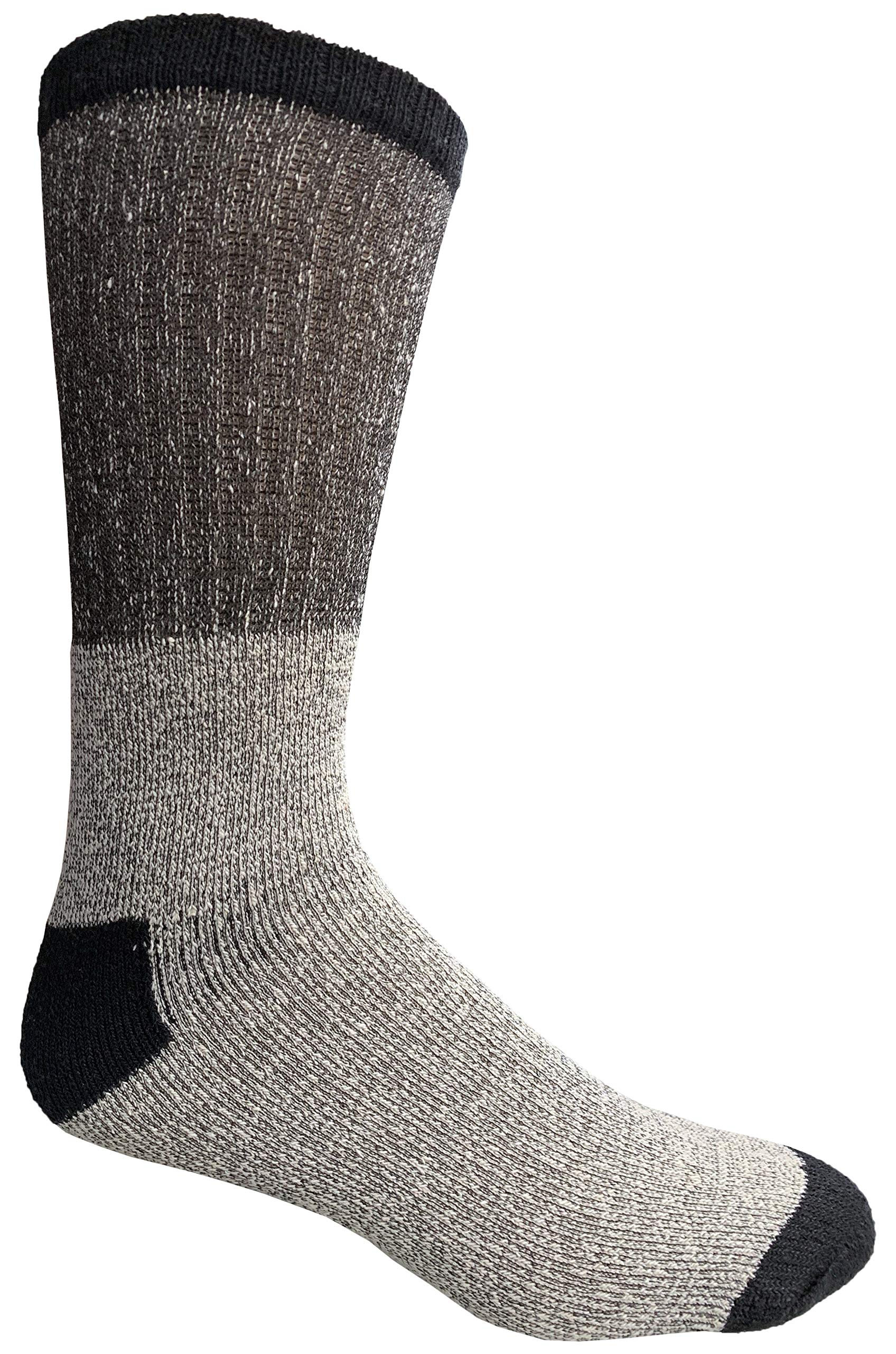 120 Pairs Yacht & Smith Men's & Women's Cotton Thermal Crew Socks for Cold Weather - Warm Boot Socks Shoe Size 8-12 - Perfect for Winter Hiking, Skiing & Outdoor Activities
