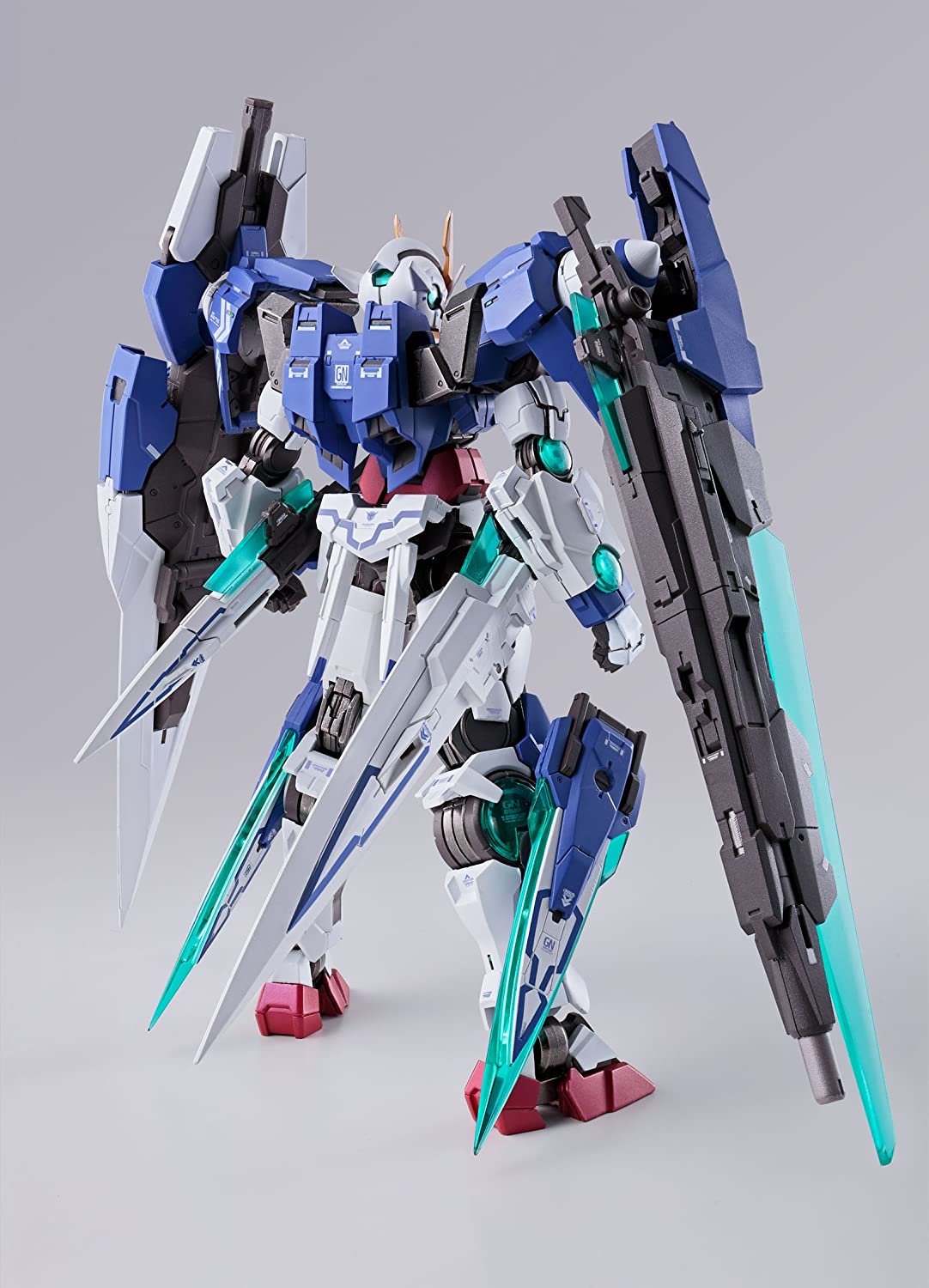 Bandai Metal Build 00V: Battlefield Record 00 Gundam Seven Sword/G Action Figure - High-Quality Collectible Model Kit for Anime Fans & Gundam Enthusiasts - Perfect for Display, Collection, and Role-Playing Battles
