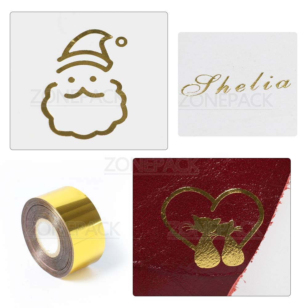 Premium Hot Stamping Foil Paper - Vibrant Gold Color for DIY Crafts, Scrapbooking & Card Making - Heat Transfer Foil Sheets for Professional Results