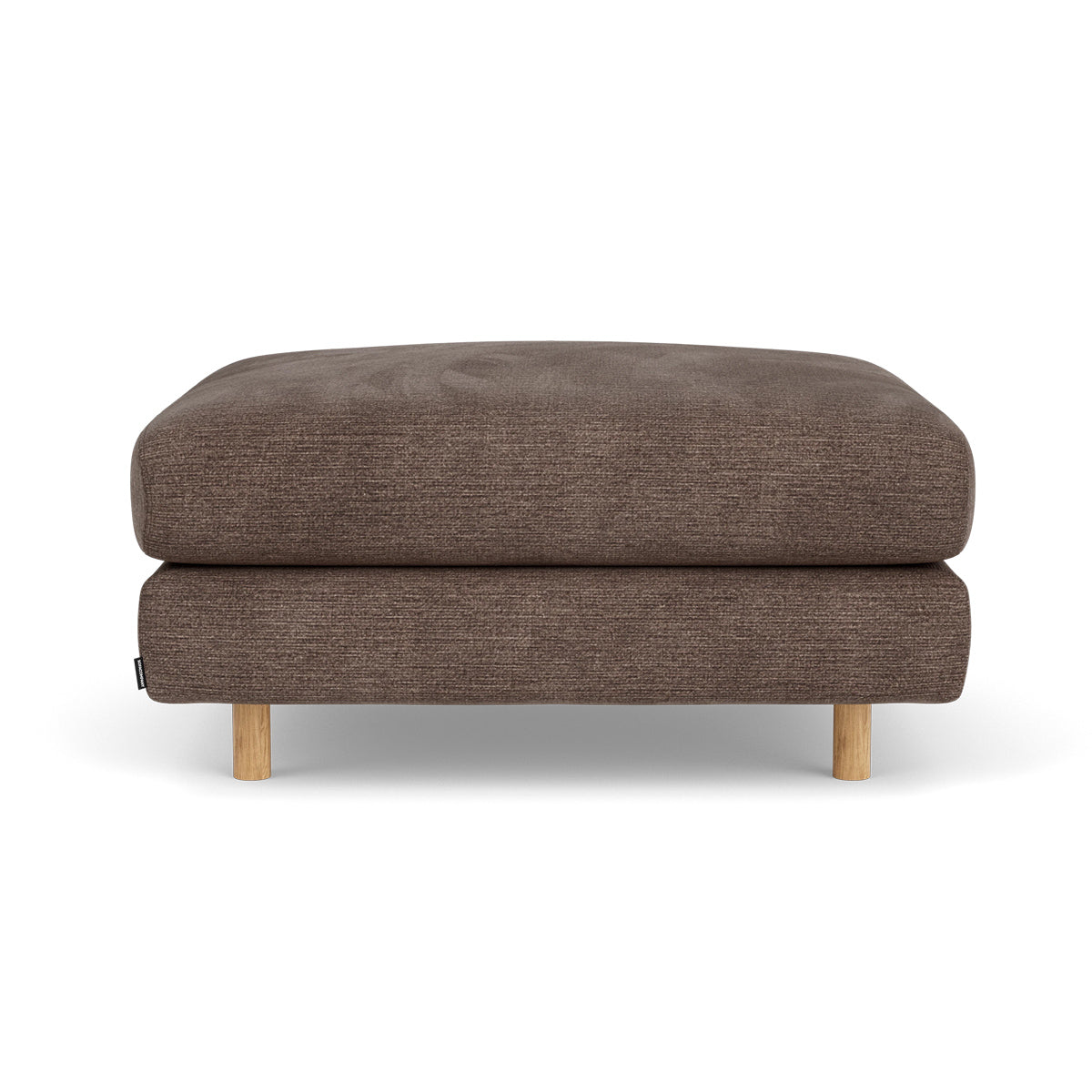 Dylan Fabric Ottoman - Soft and Stylish Footrest, Storage Bench, Living Room Accent Piece - Perfect for Small Spaces, Bedroom, or Lounge Area
