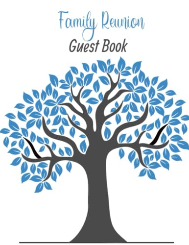 Family Reunion Guest Book - Large Sign In Book for Family Roots, Messages & Memories | Perfect for Family Vacations, Gatherings & Special Events | Keepsake Memory Book for Cherished Moments